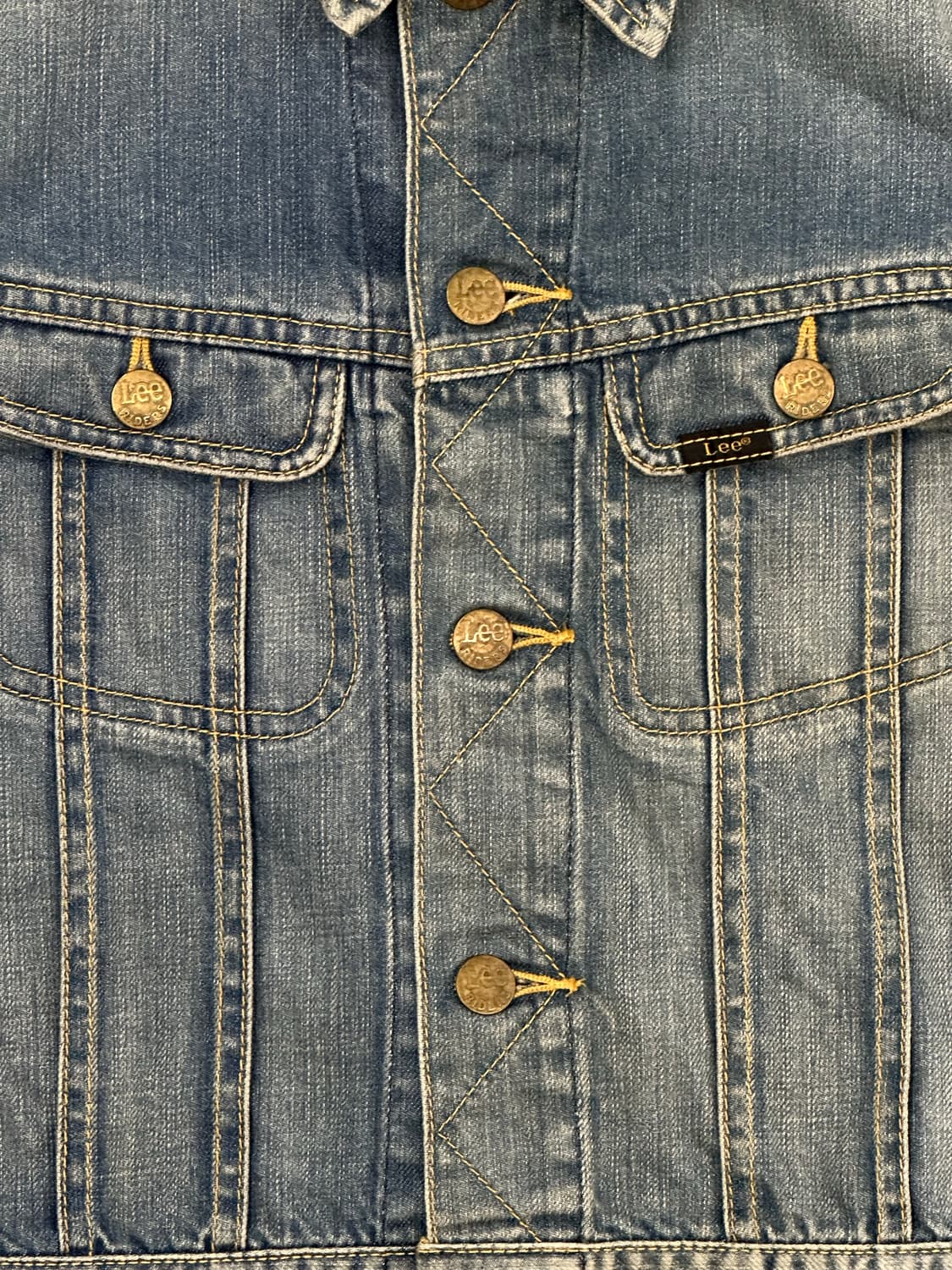 M)LeeXROSSO 빈티지 여성 트러커 데님 자켓 상품이미지2