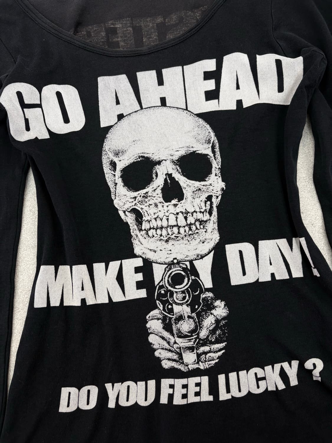 히스테릭 글래머 해골 롱슬리브 상품이미지2