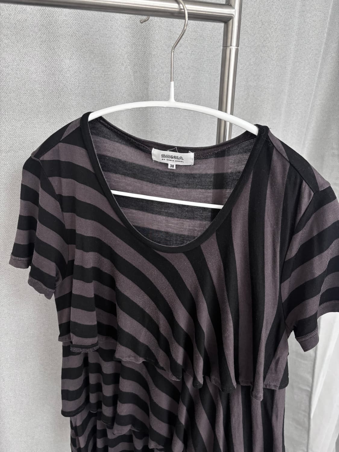 SONIA RYKIEL 스트라이프 티어드 매니악 티셔츠 상품이미지2