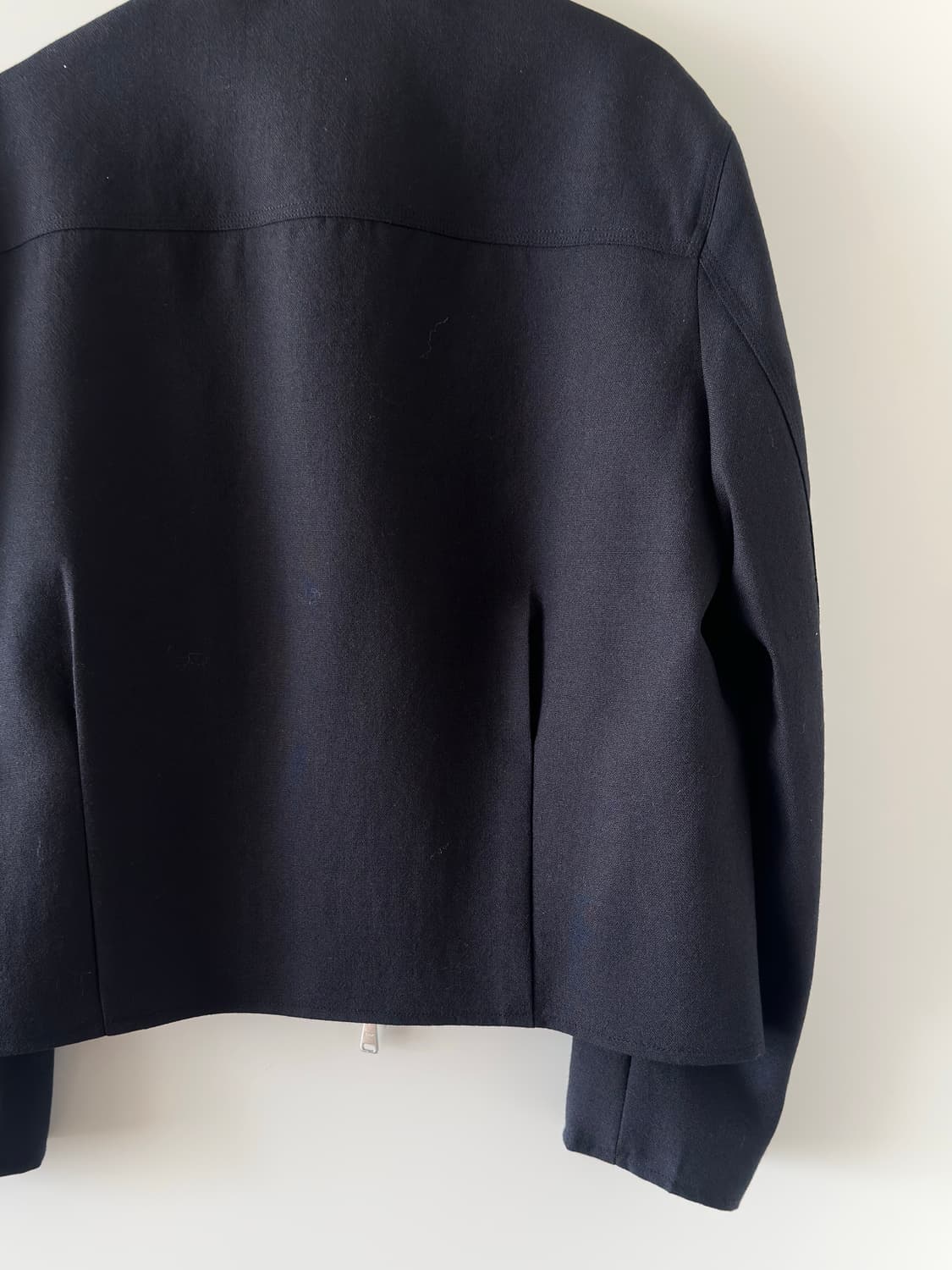 COOR 버진 울 크롭 점퍼 (다크네이비, M/민트급) 상품이미지4