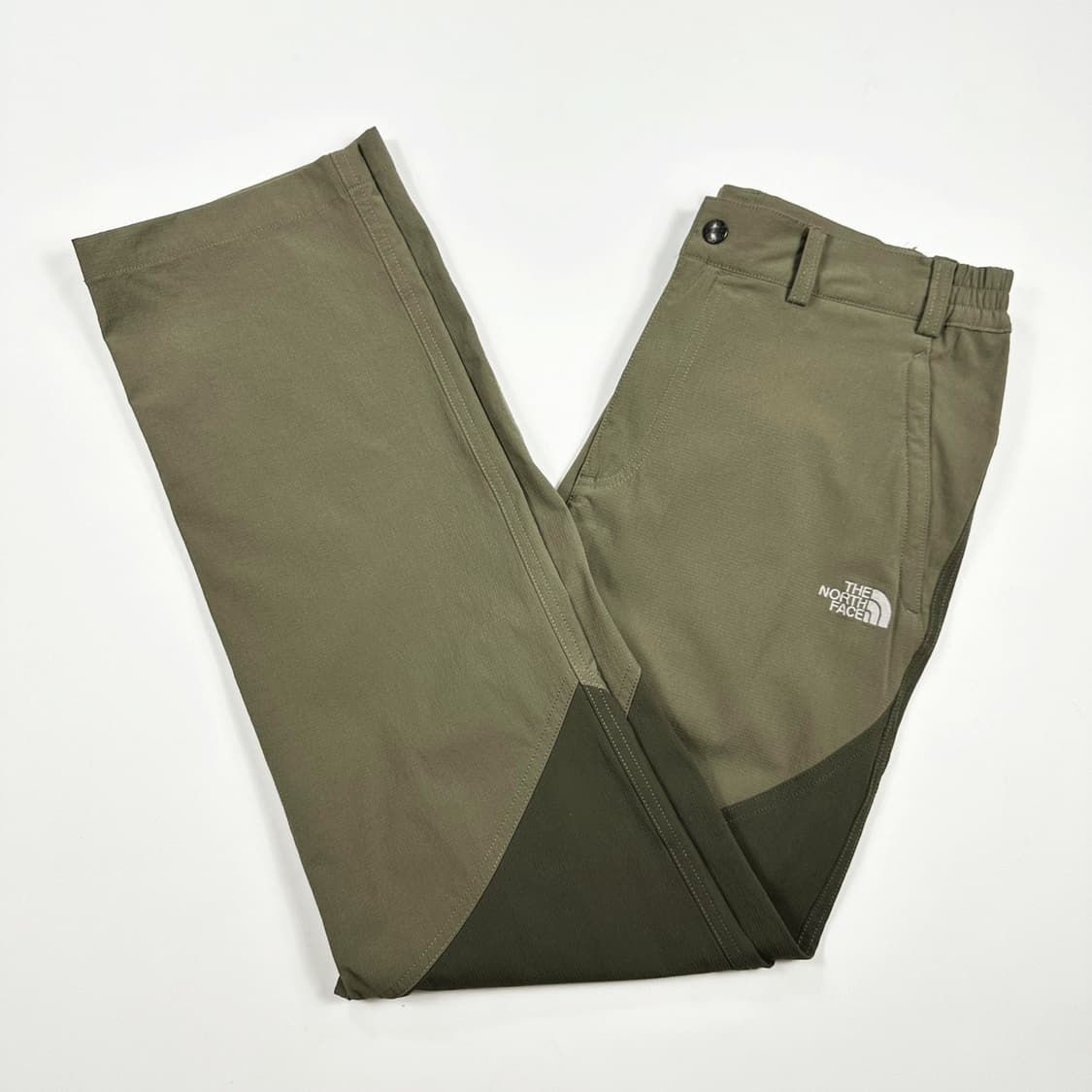 노스페이스 트레이닝 카키 배색 츄리닝 바지 (32인치) 상품이미지2