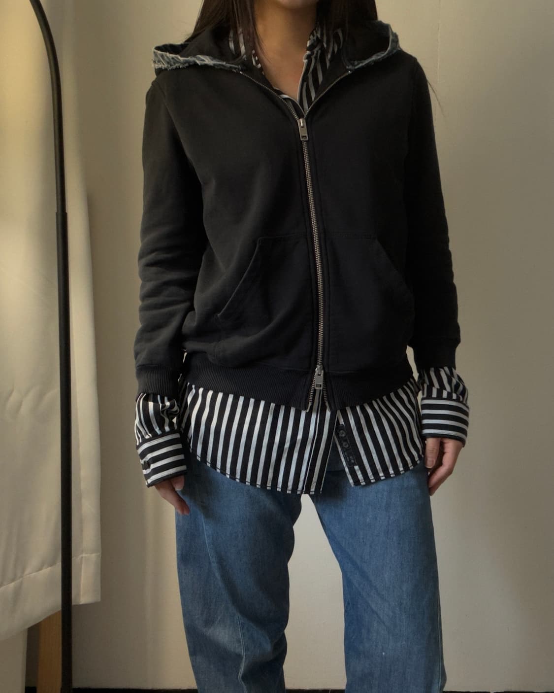 [Diesel] Denim Line Hoodie Jacket 상품이미지3