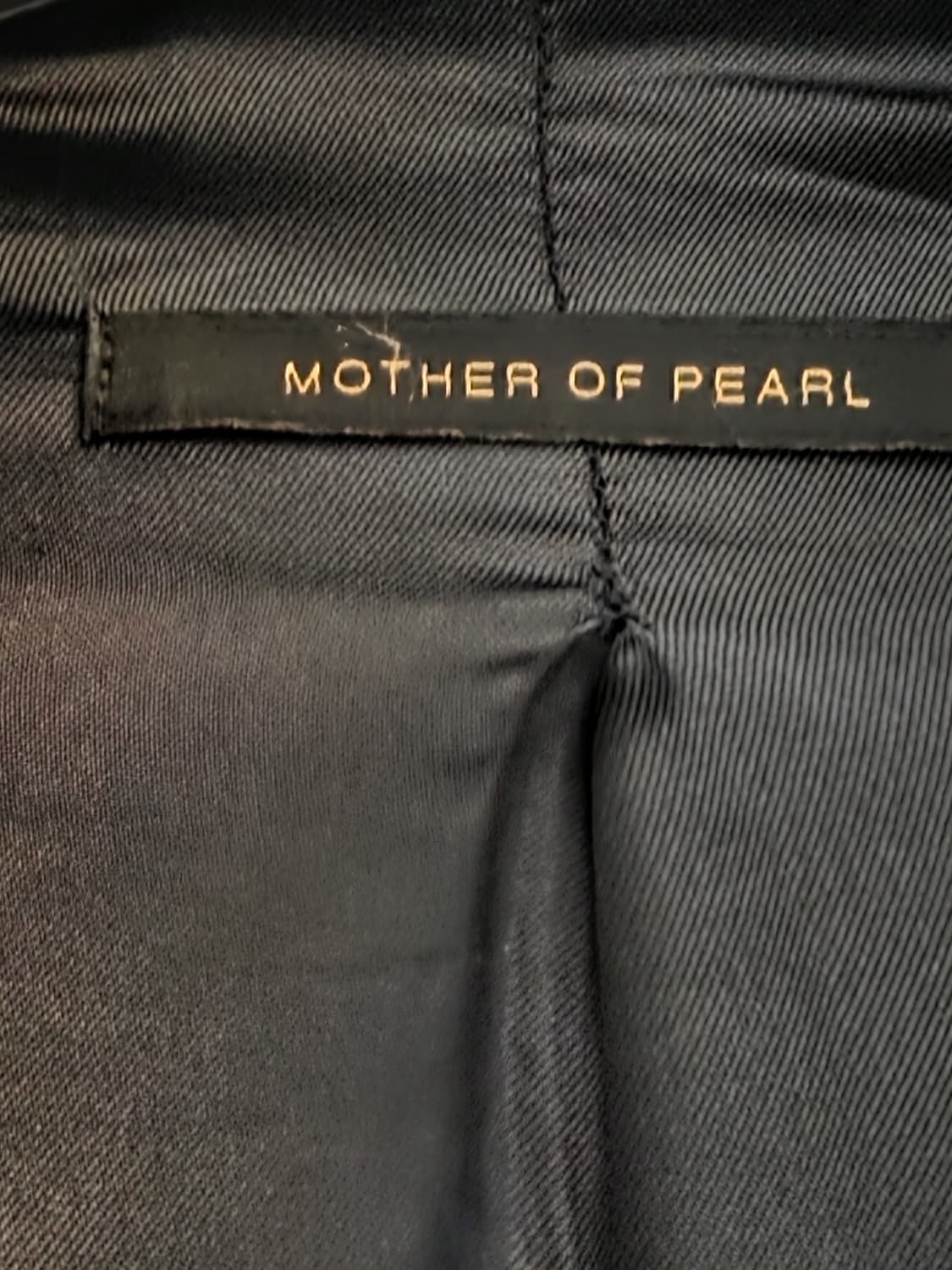 Mother of Pearl 네이비 롱코트 M(66) 상품이미지3