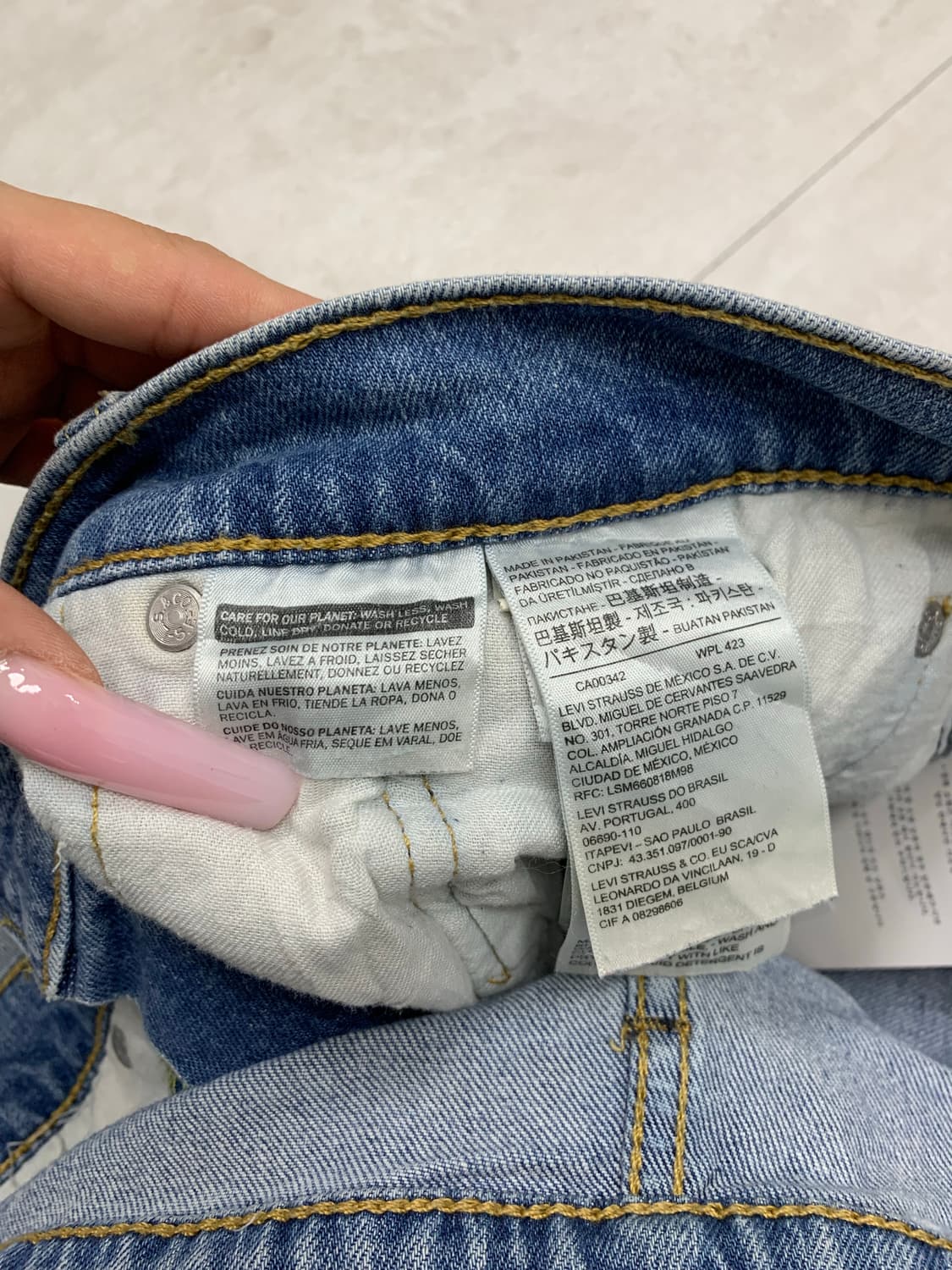 리바이스 512 데님 팬츠 #492 상품이미지4