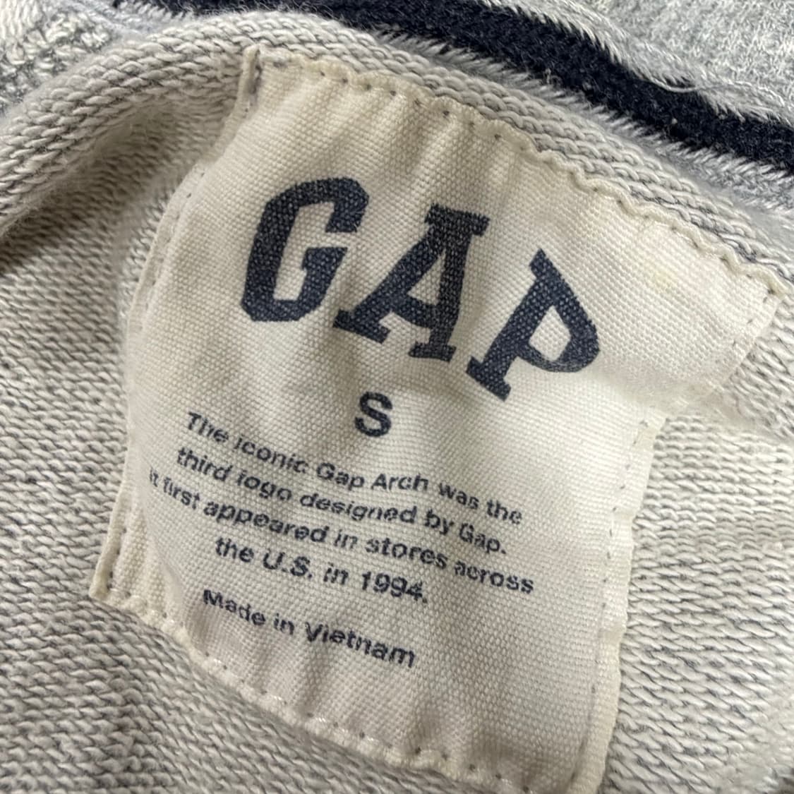 갭 그레이 후드집업 s 상품이미지3