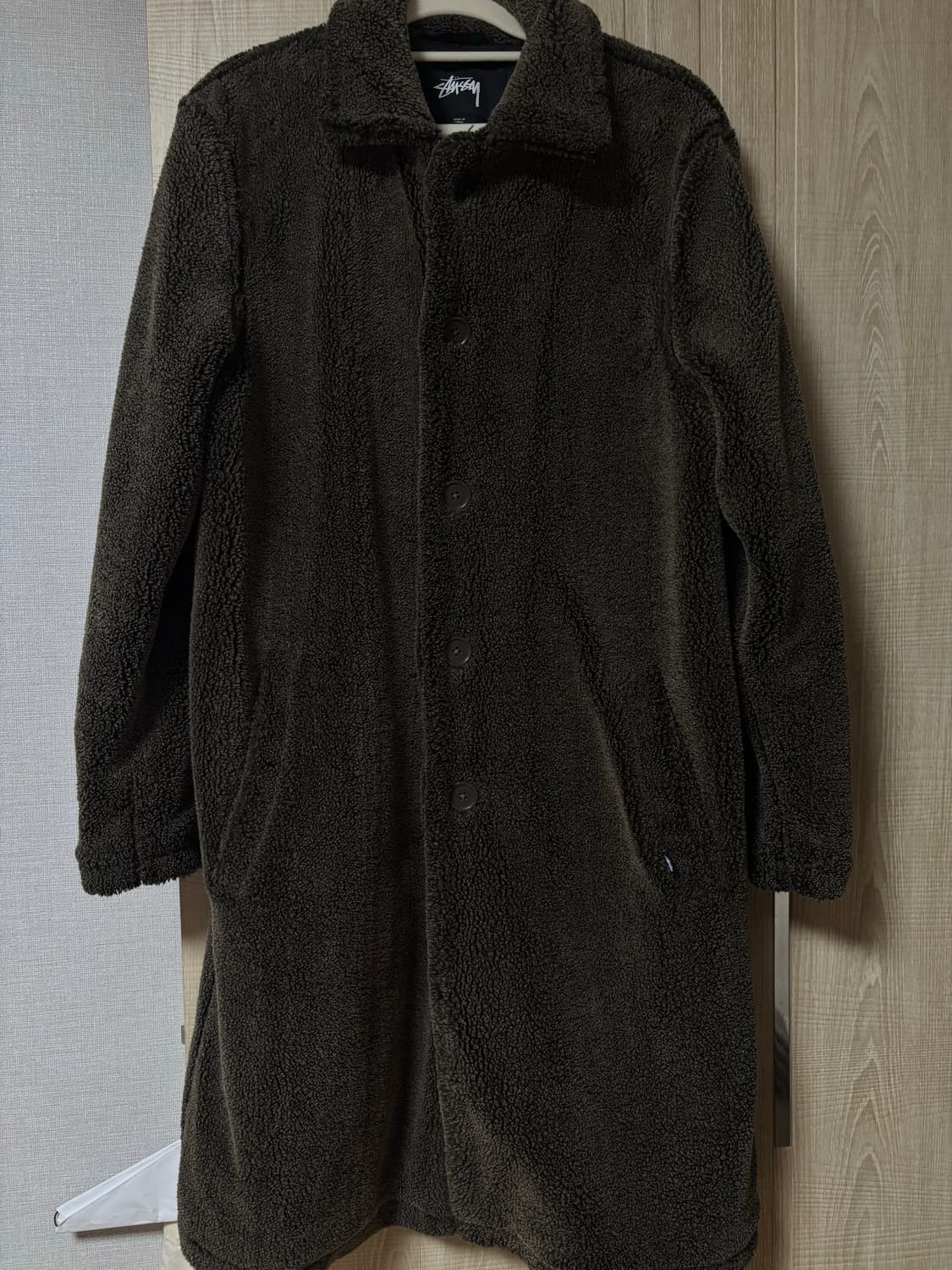 스투시 퍼 코트 상품이미지1