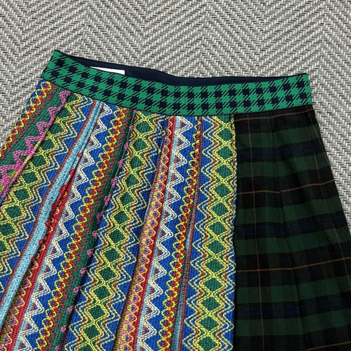 P No prob 체크 미니 스커트 v2799 상품이미지3