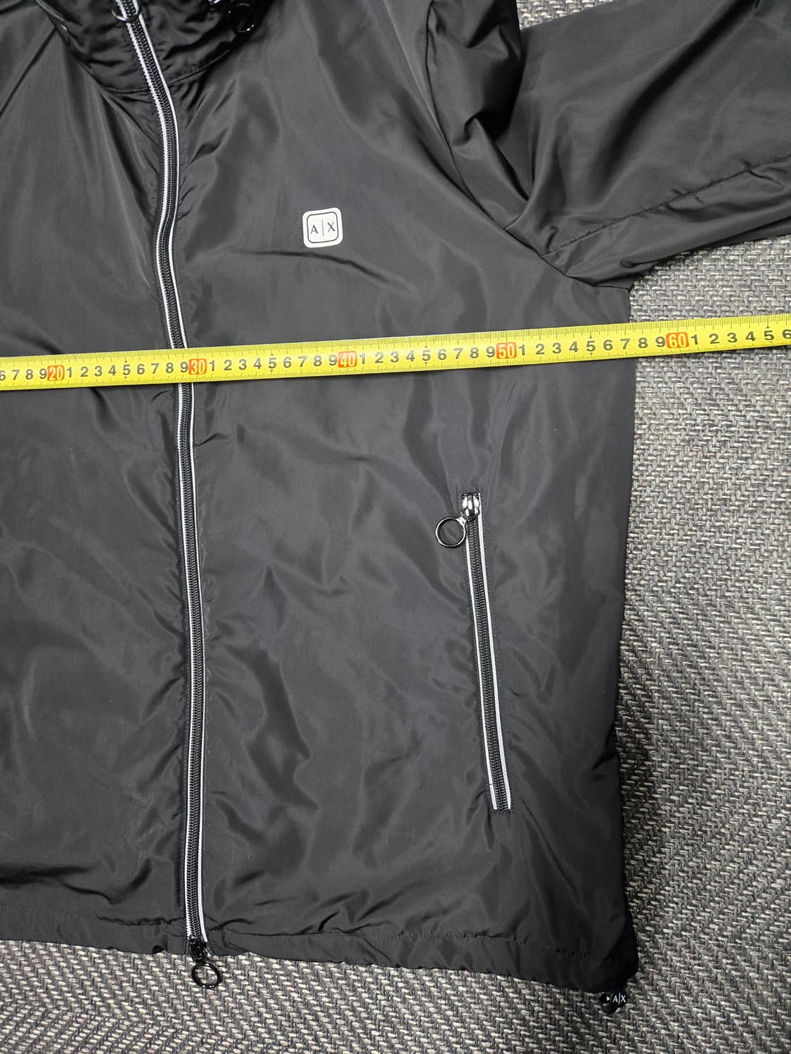 아르마니 익스체인지 남성 레귤러 핏 스탠드 칼 라 시즌 코트 8NZB07 상품이미지7