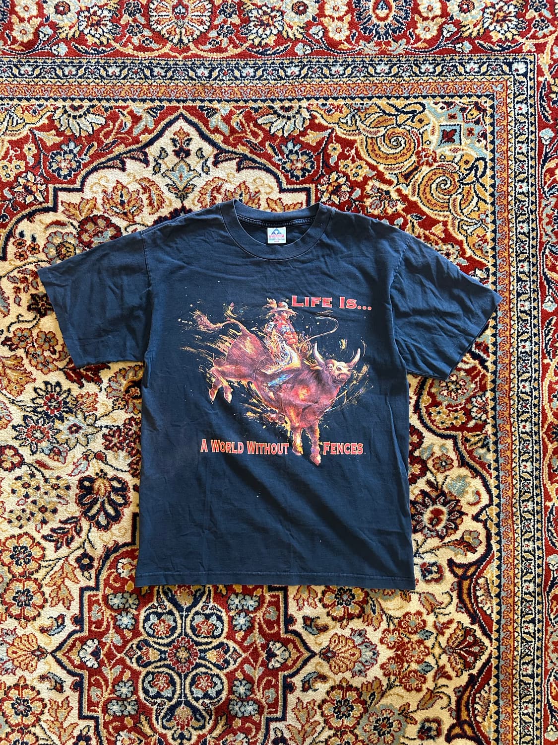 00s 카우보이 로데오 아트웍티 -XL 상품이미지1