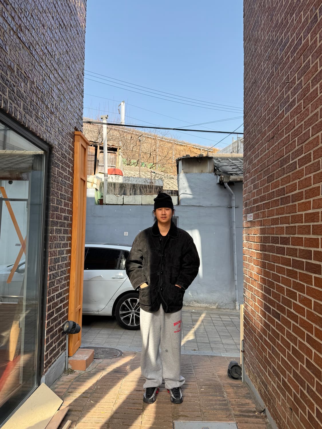 80s 이세이미야케 하이 스포팅기어 시어링 자켓 M(XL) 상품이미지2