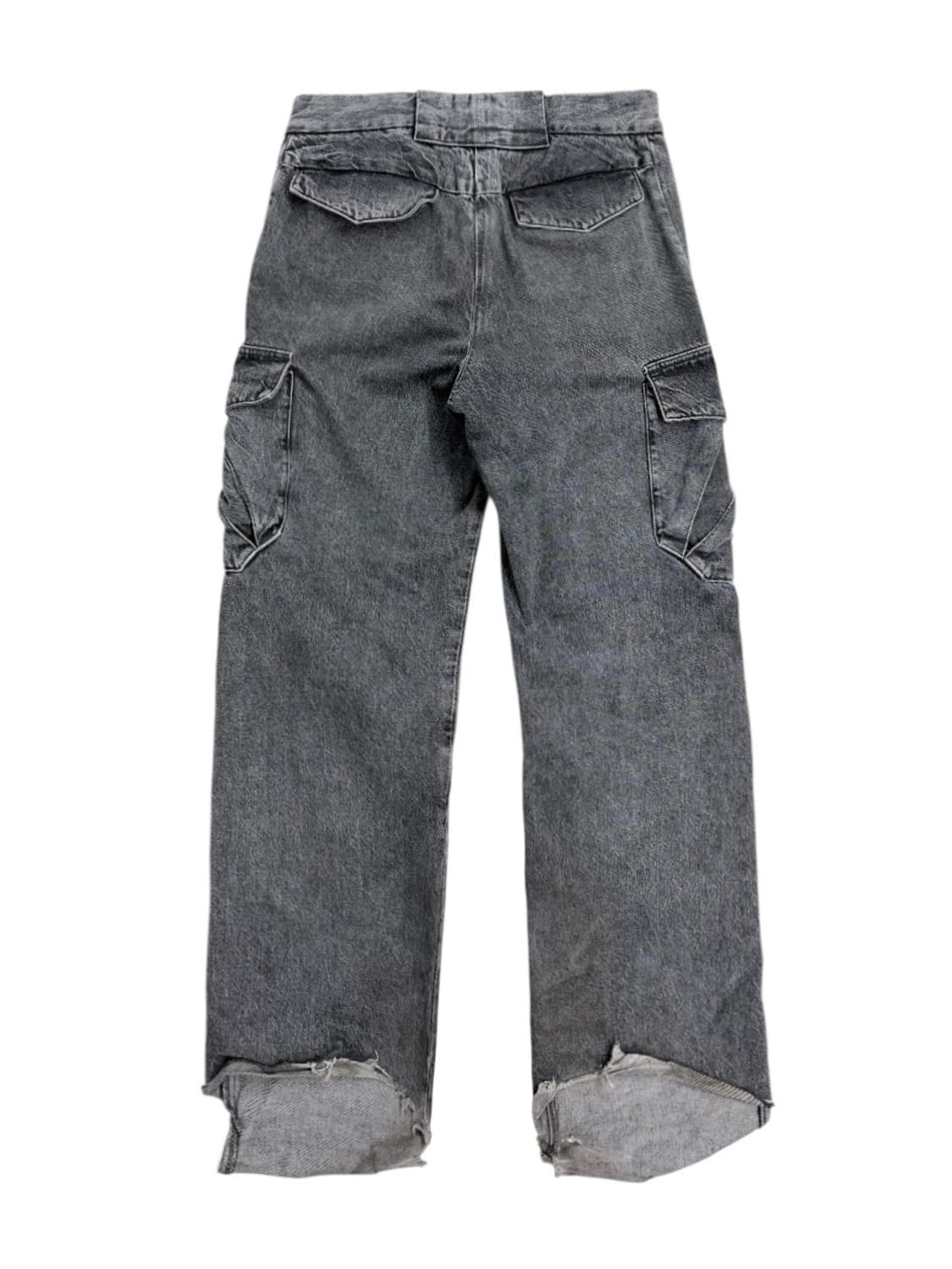 커미션 와이드 카고 데님 팬츠 상품이미지5
