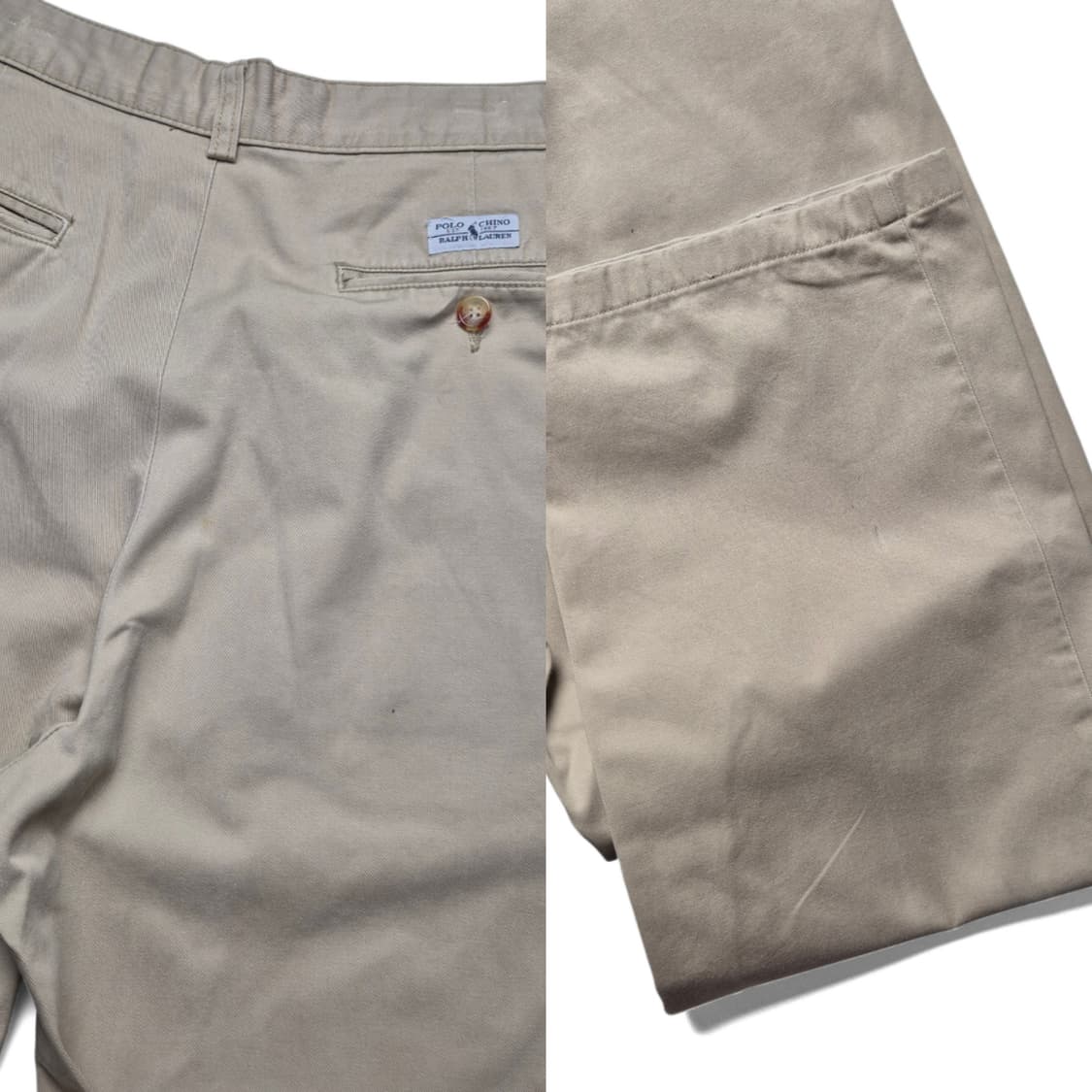 [31] 폴로 랄프로렌 90s 투턱 치노팬츠 베이지 상품이미지7