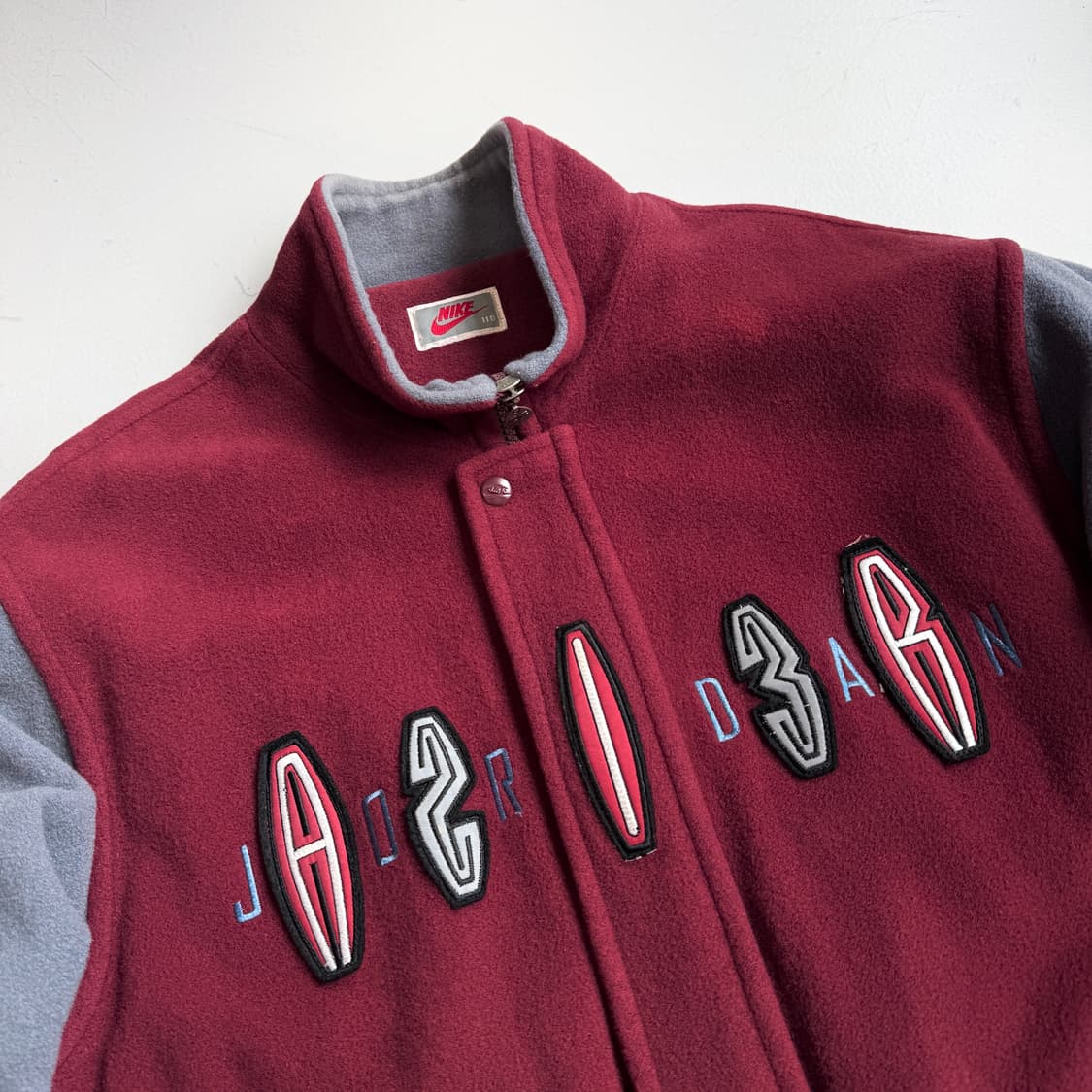 나이키 90s 조던 빅로고 모직 울 바시티 자켓 상품이미지4