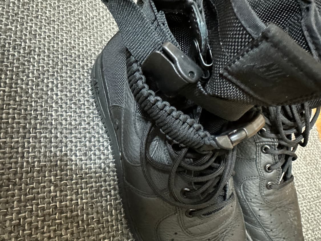 나이키 sf 에어포스 하이 블랙 상품이미지6