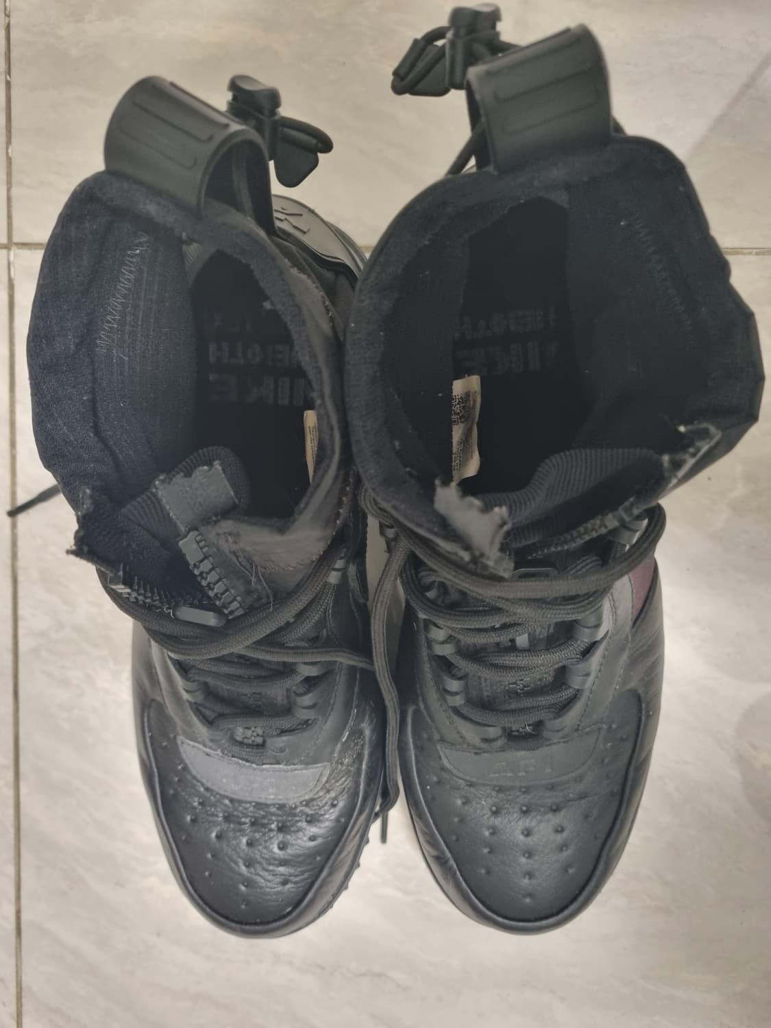 나이키 에어포스1 하이 윈 고어텍스 트리플블랙 270 상품이미지5