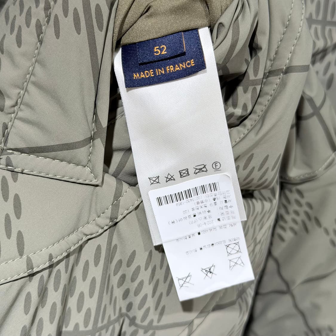 (A+/52) / 루이비통 리버시블 나일론 플리스 윈드브레이커 칼라마타 상품이미지6