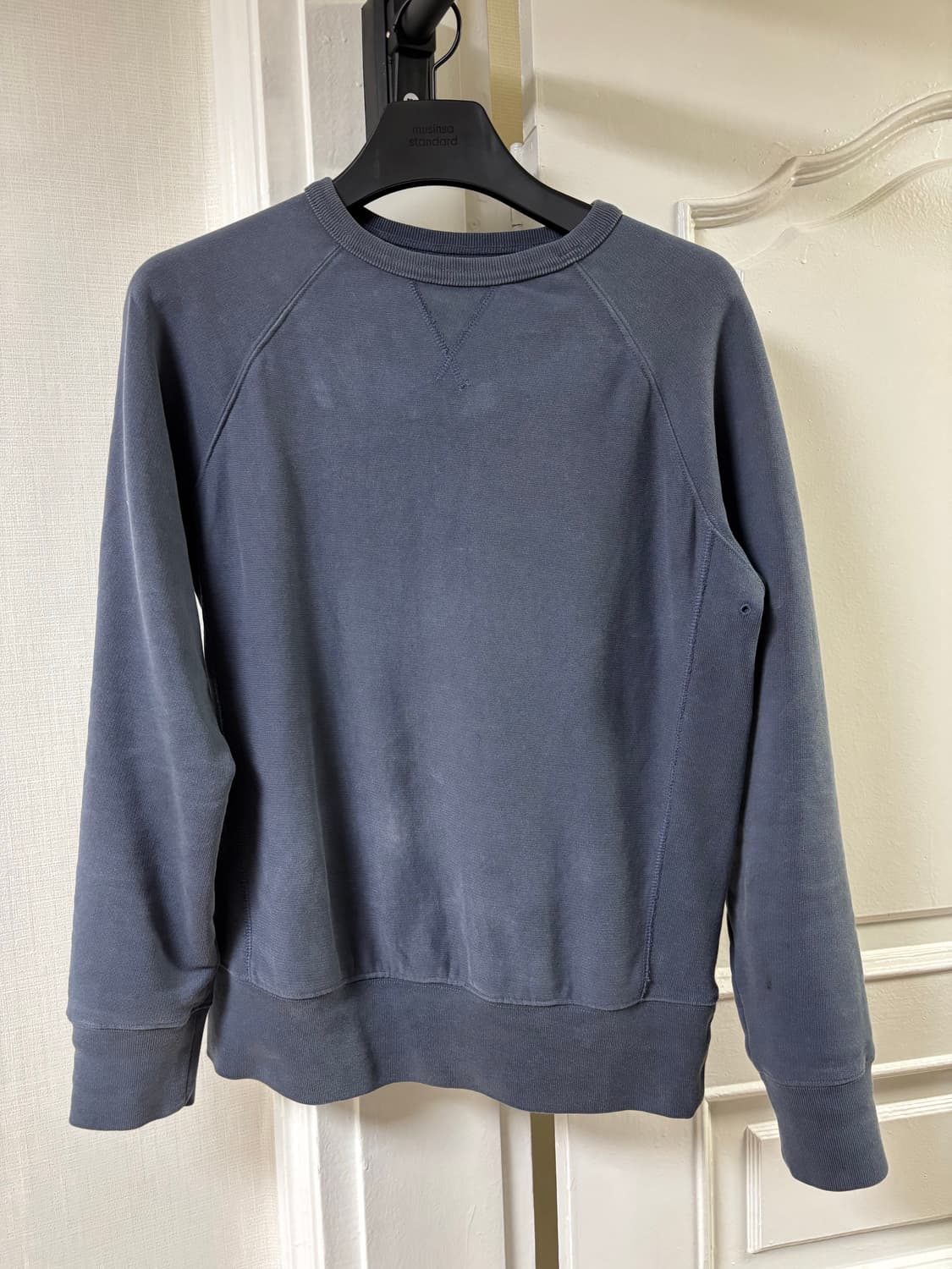 ryoo 페이디드 스웻셔츠 차콜 m 상품이미지2