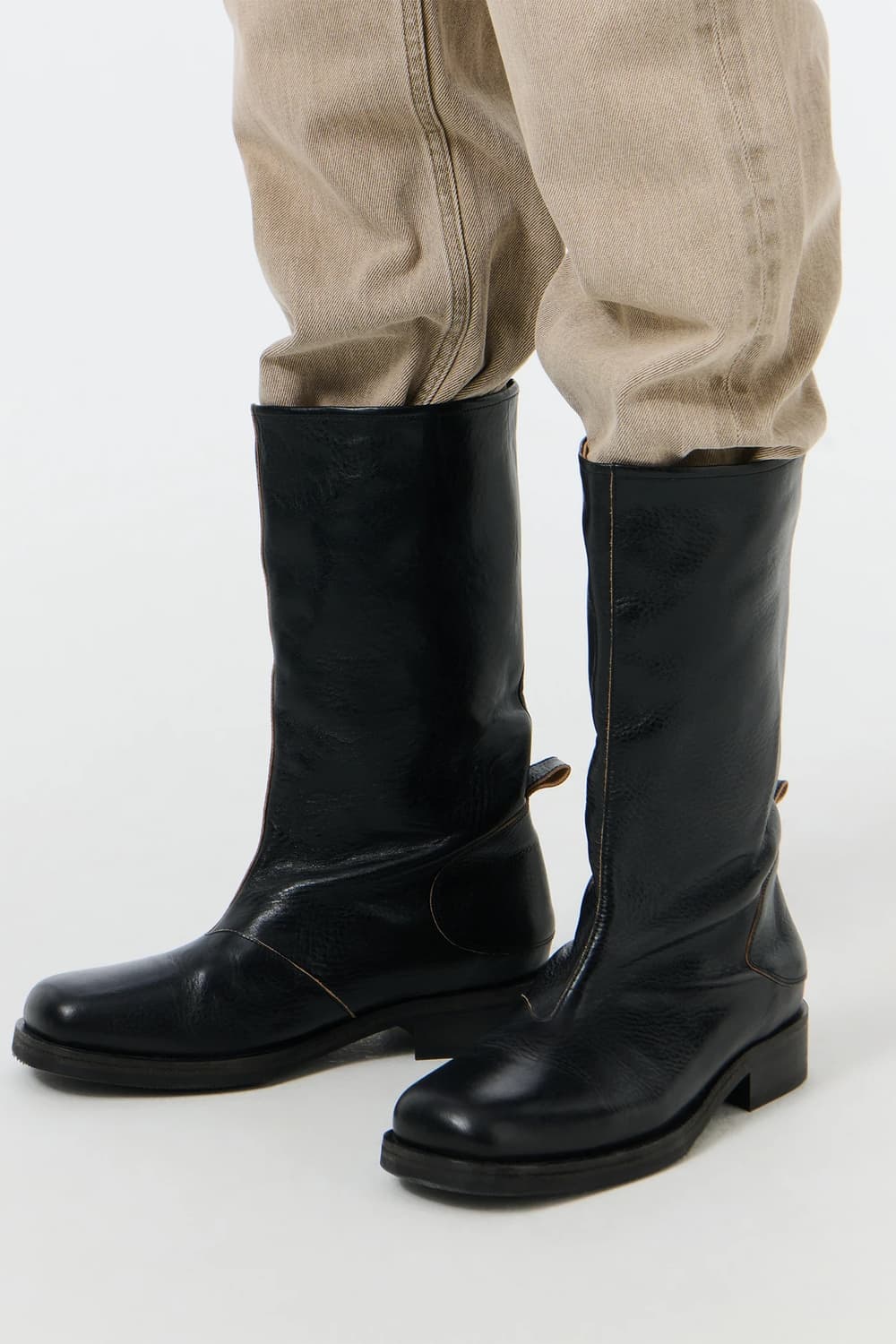 [37,38,39]아워레가시 26ss 홀 카미온 부츠/블랙 상품이미지2