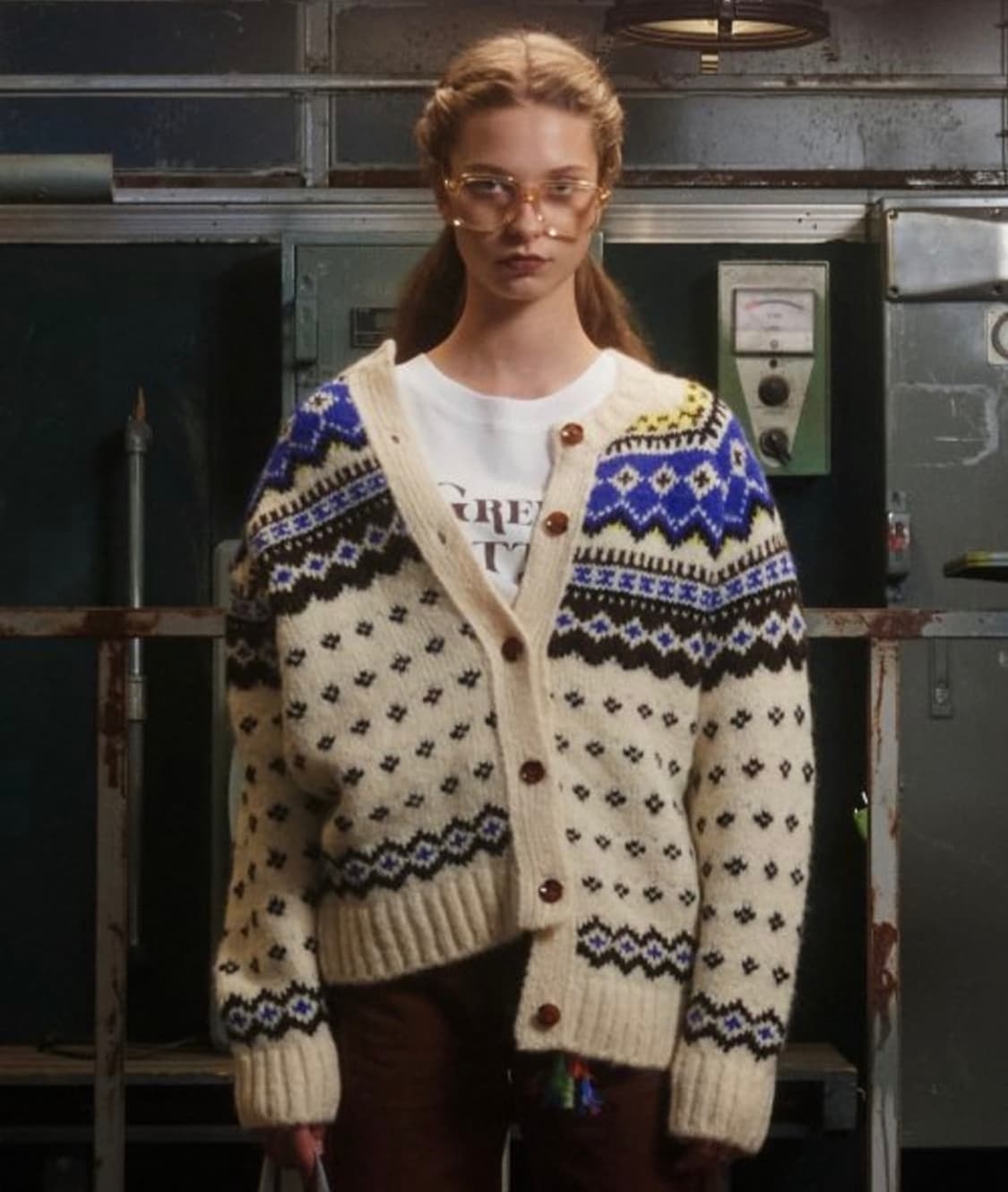 GREENBUTTEr Bohemian nordic cardigan 상품이미지1