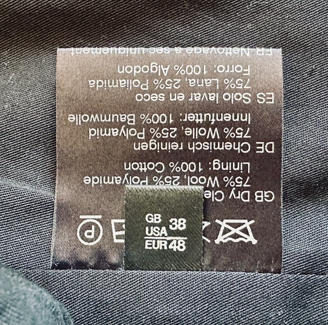 GLOVERALL 글로버올 피코트 블랙 38사이즈 신품 상품이미지7