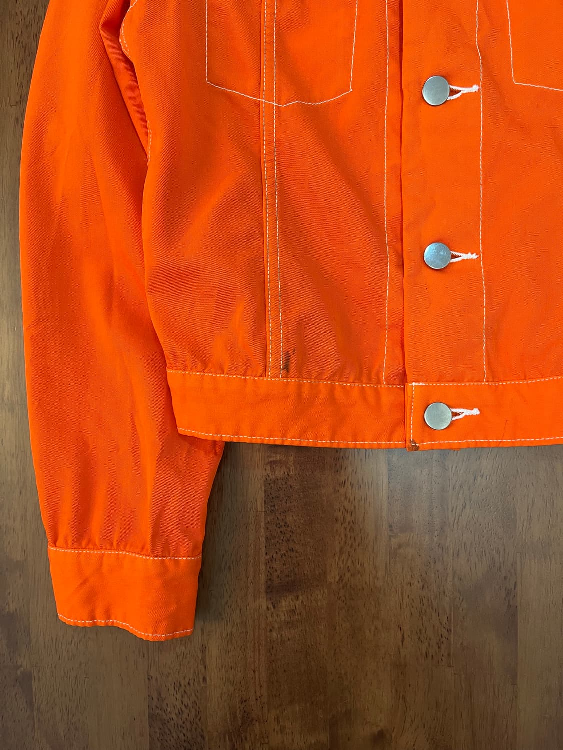 꼼데가르송 AD2000 오렌지 셔츠 자켓 상품이미지8