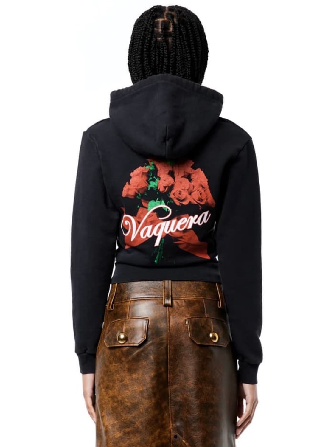 Vaquera 바퀘라 트위스트 후드 집업 상품이미지1
