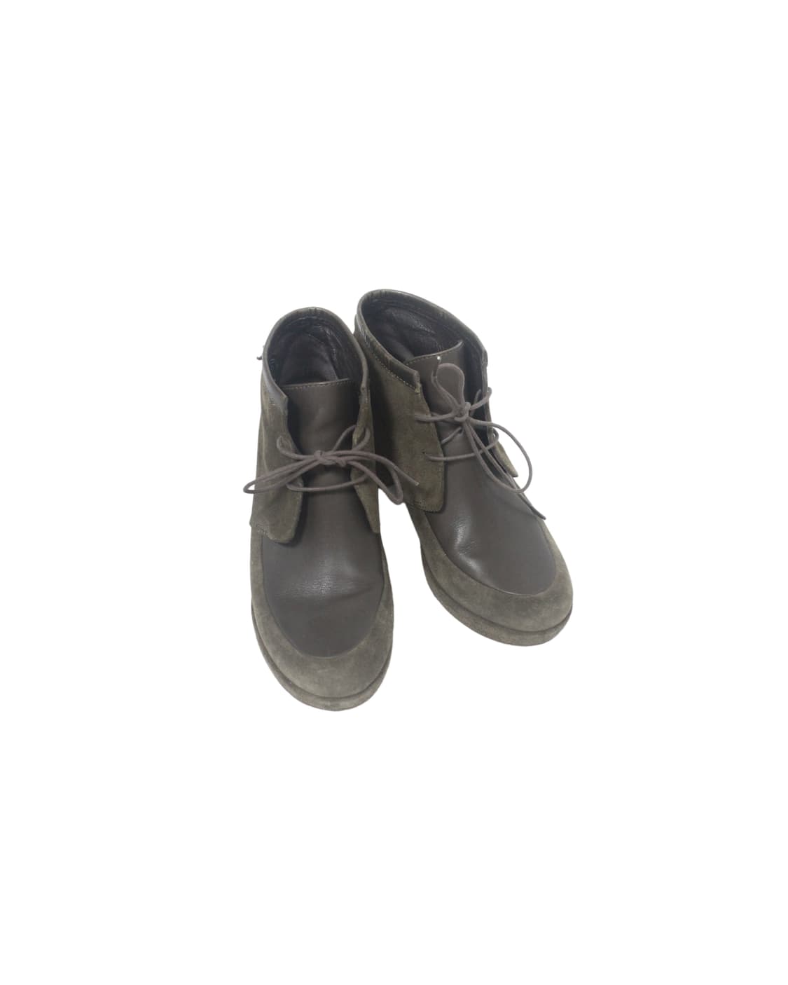 CAMPER greyish brown leather loafer heel 상품이미지1