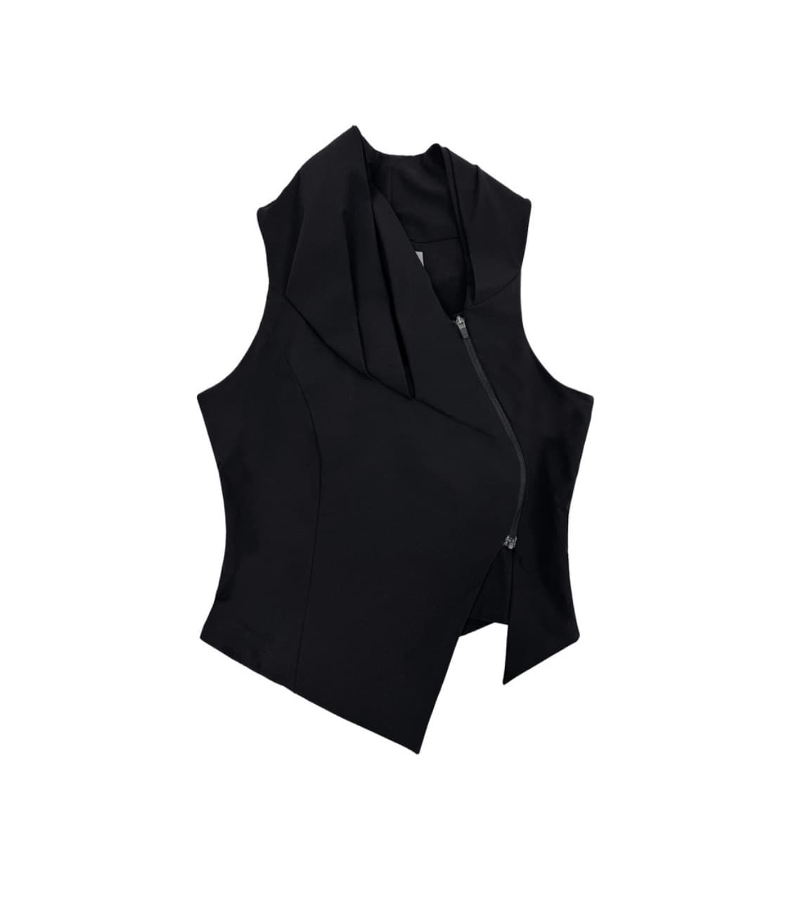 Draped Collar zip Shirt 상품이미지1