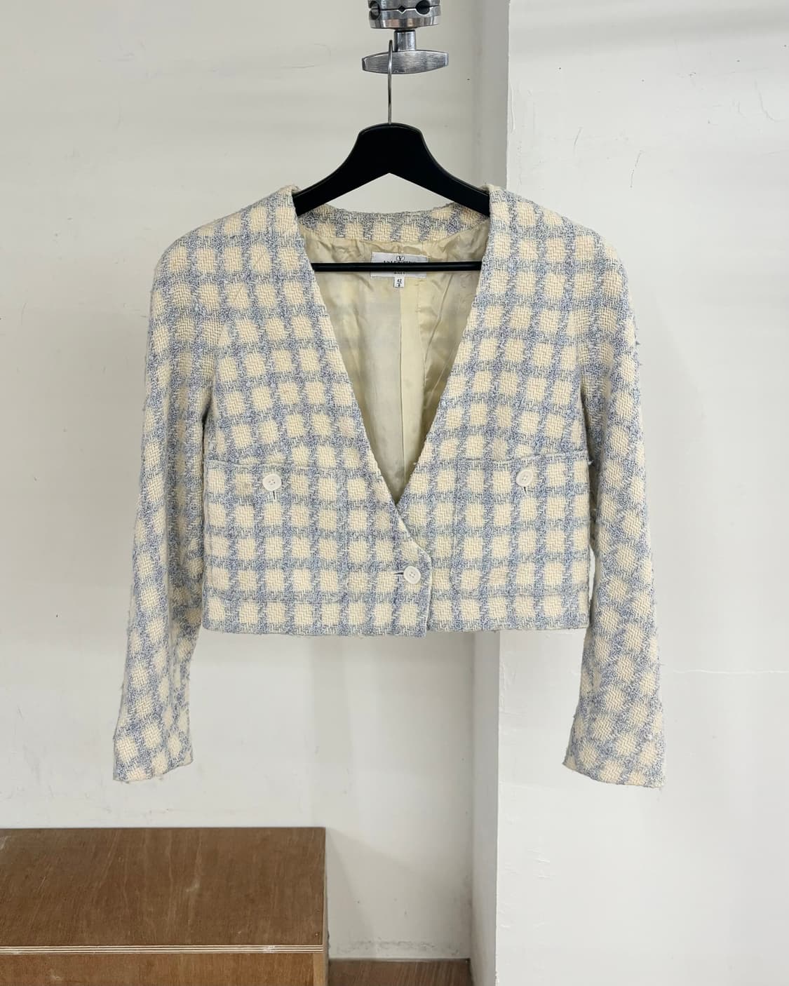 발렌티노 가라바니 울 트위드 패턴 이브닝 자켓 상품이미지1