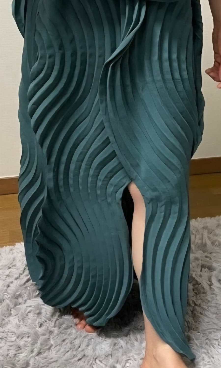 이세이미야케 레조넌트 롱스커트 26 아트웨어 플리츠 3사이즈 WM52 상품이미지5