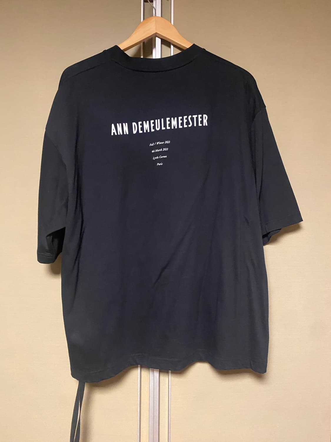 앤드뮐미스터 레드프린팅 오버사이즈 티셔츠 상품이미지5