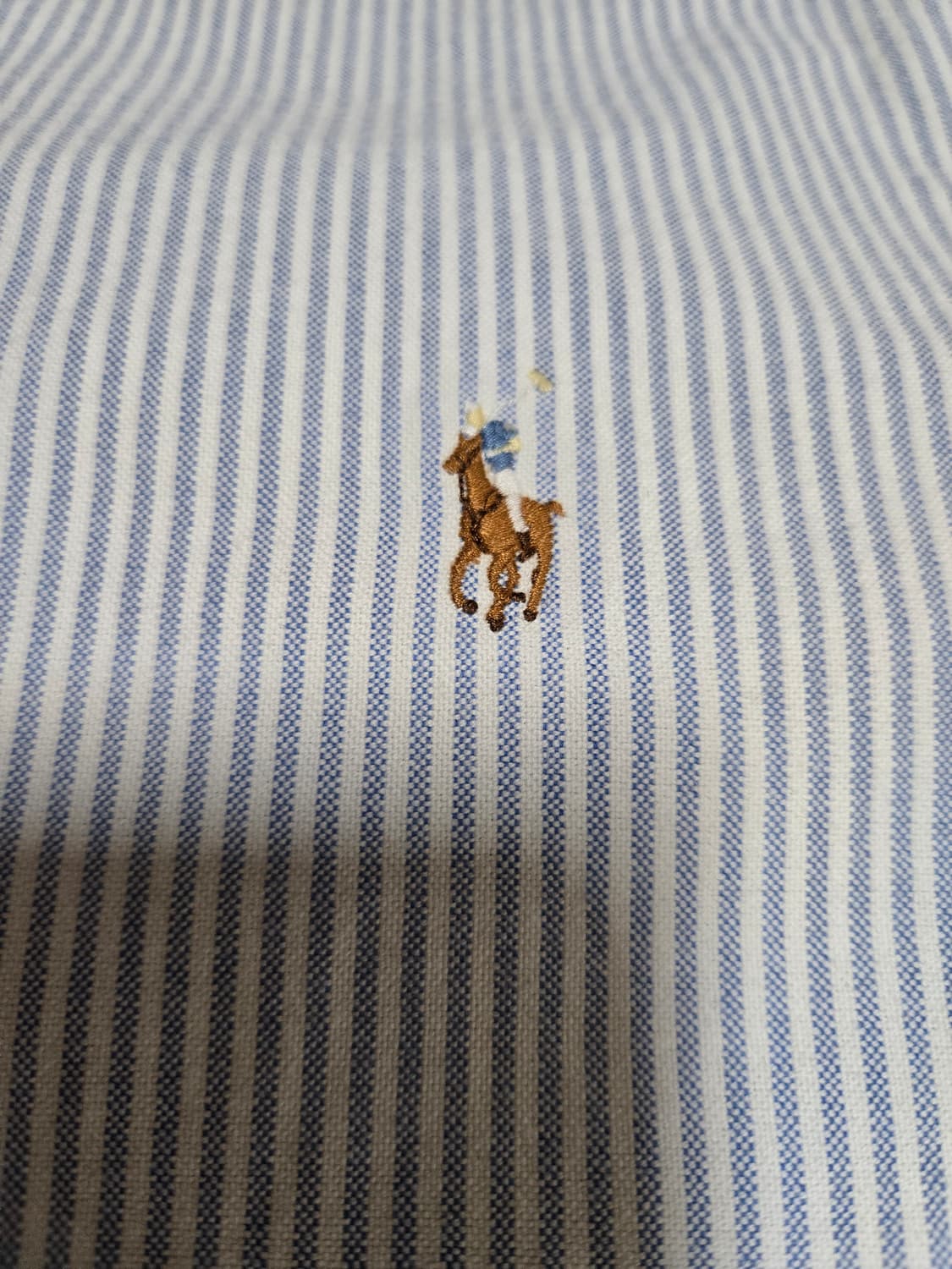 폴로 랄프로렌 신형 블루 스트라이프 옥스포드 셔츠 상품이미지3