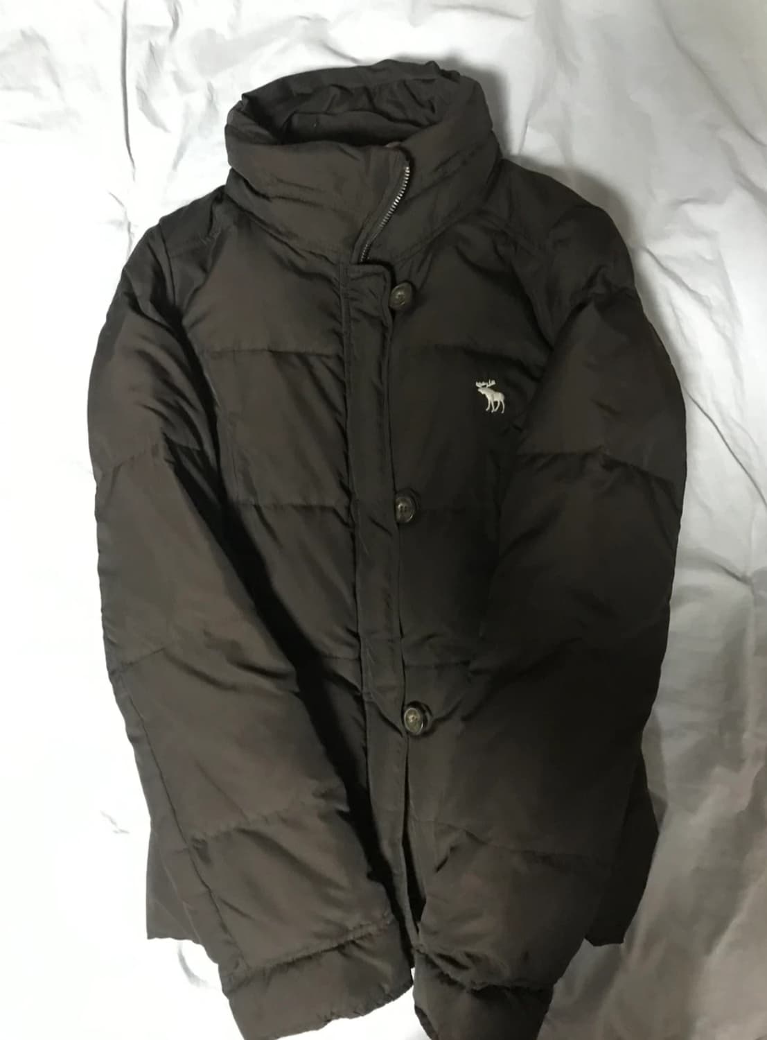 아베크롬비 슬림핏 초코브라운 패딩 상품이미지1