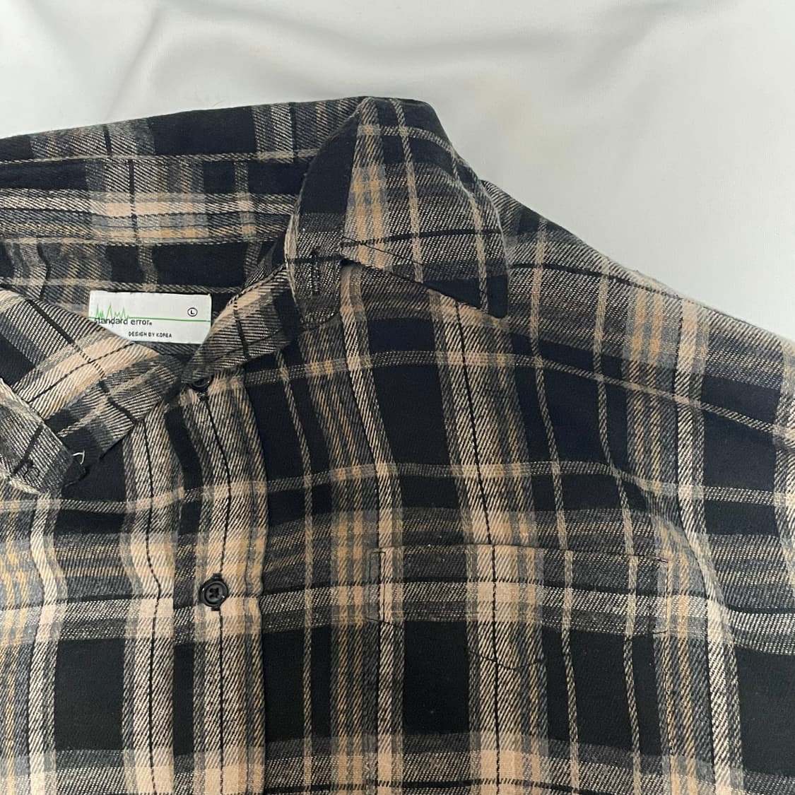 스탠다드에러 오버핏 셔츠 상품이미지2