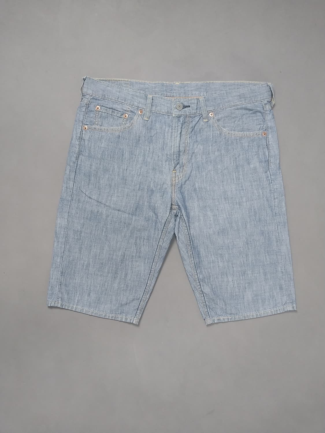 [34] 리바이스 522 R탭 린넨 셀비지 슬림 테이퍼드 쇼츠 반바지 상품이미지1