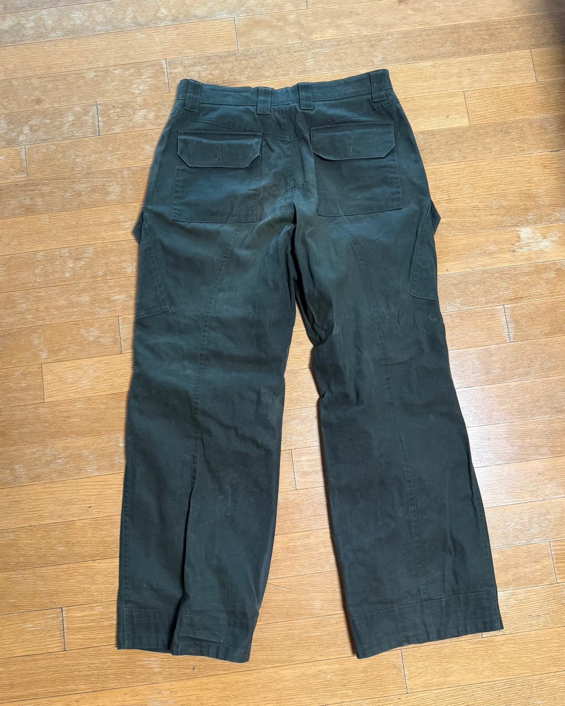 노우웨이브 코튼 왁스 빅 포켓 카고 팬츠 KNP017m(KHAKI) 상품이미지7