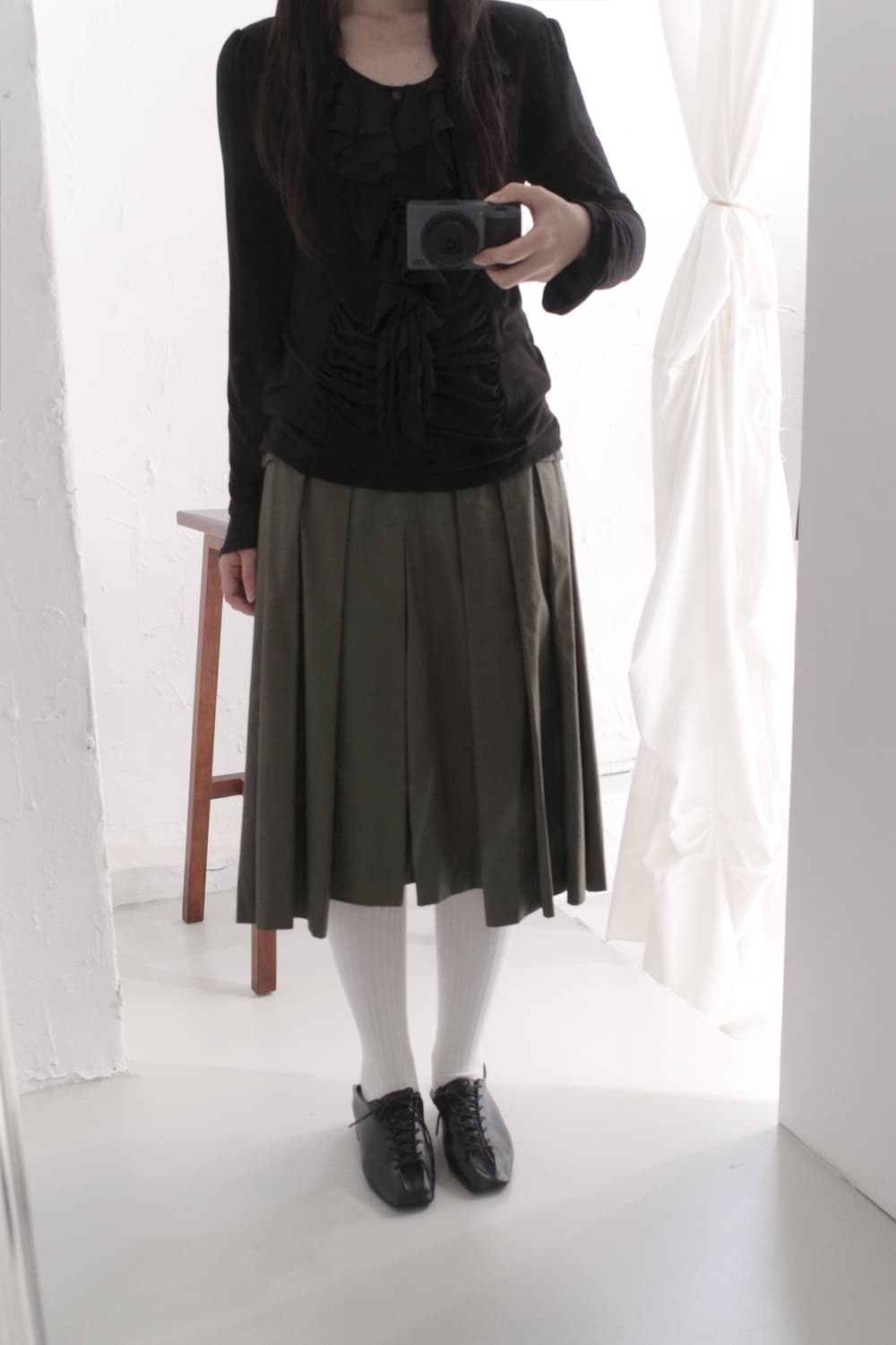 ruffle shirring T  상품이미지7