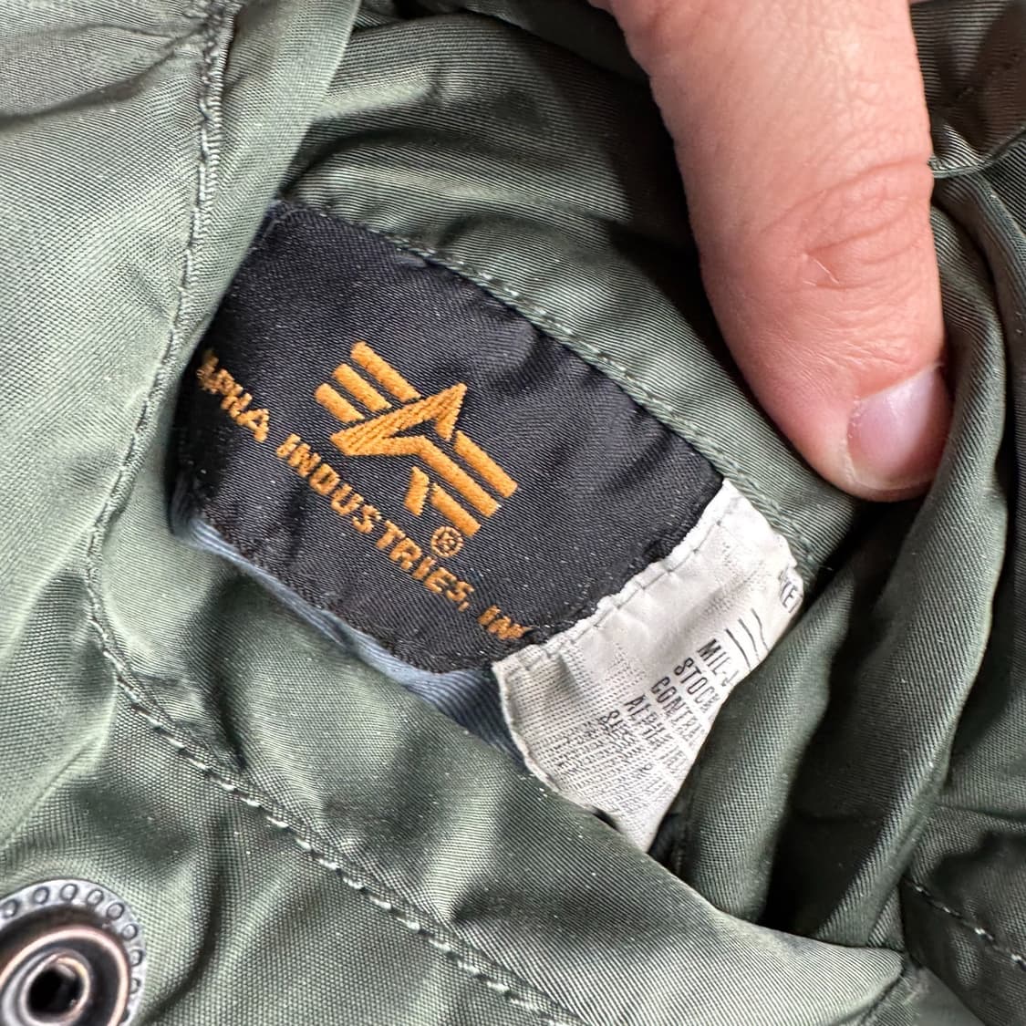 00s 알파 인더스트리 N-3B 미드웨이트 파카 상품이미지7