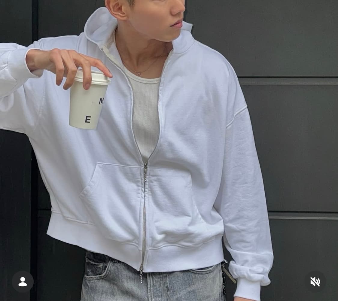 글로리어스 서울 워커 후드 집업 블랙 상품이미지2