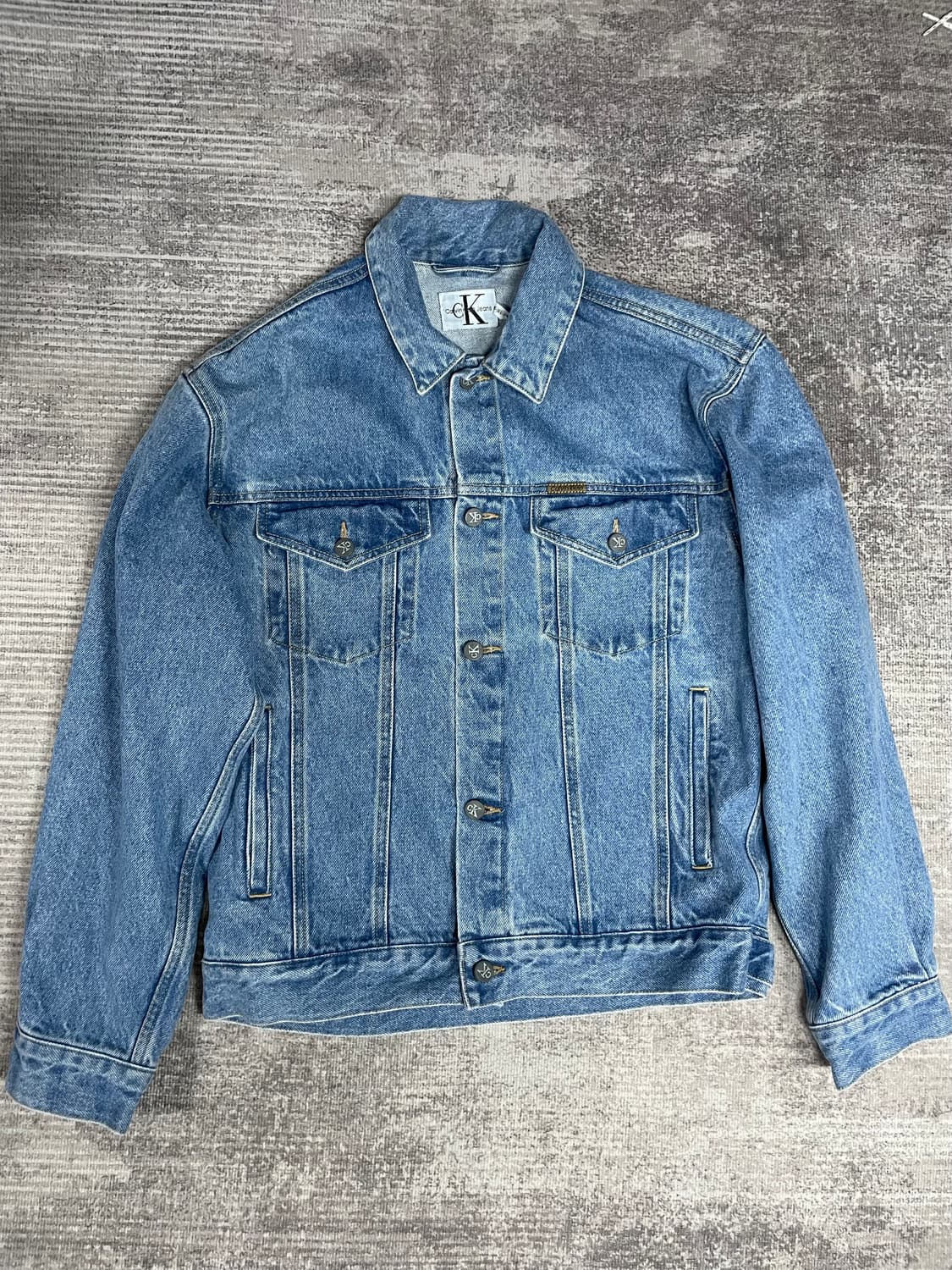 90s vintage Ck 연청 트러커 상품이미지1