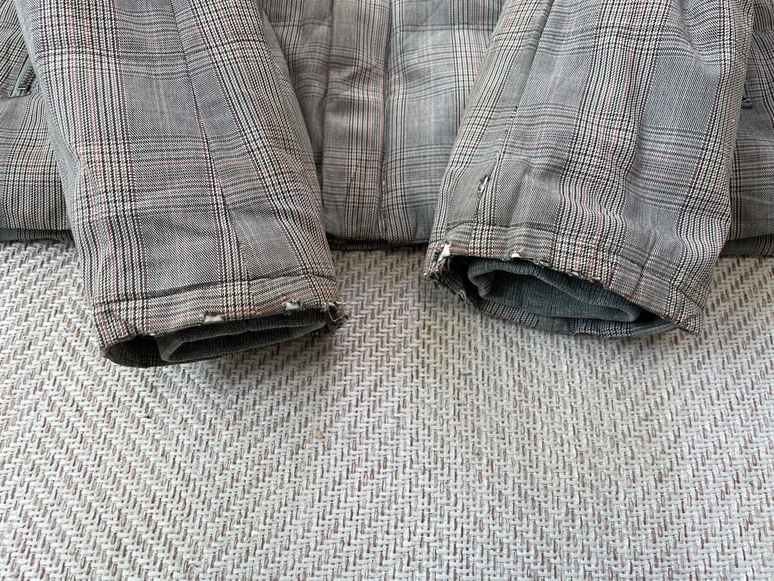 띠어리 체크 퍼트리밍 자켓 J03779 상품이미지4