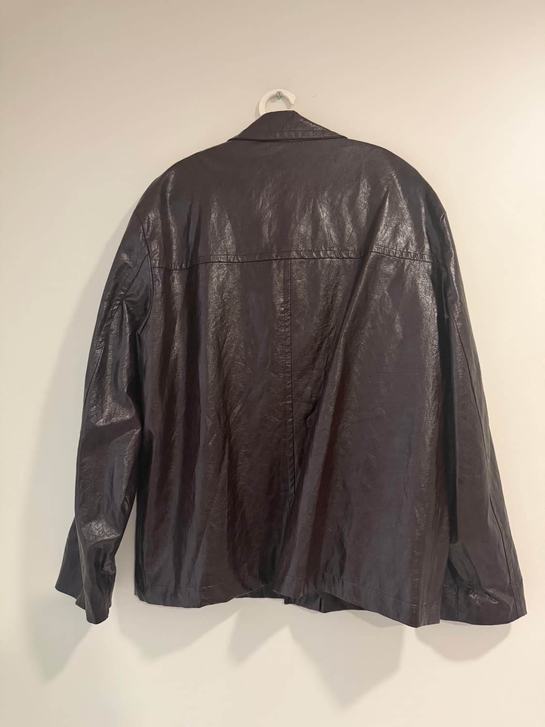 빈티지 레더 셔츠 자켓 상품이미지2