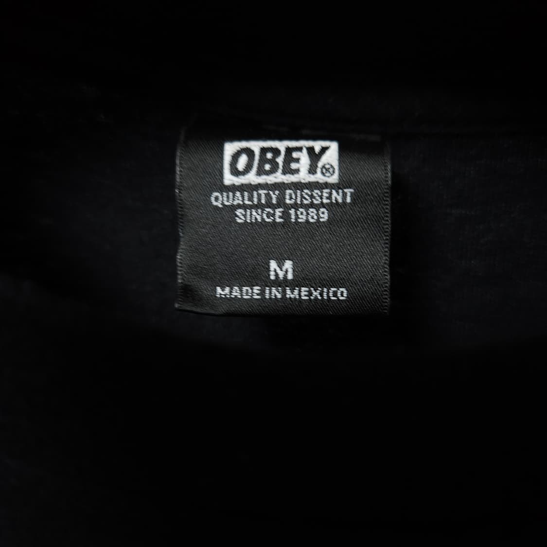 M ) OBEY 오베이 블랙 반팔 티셔츠 상품이미지7