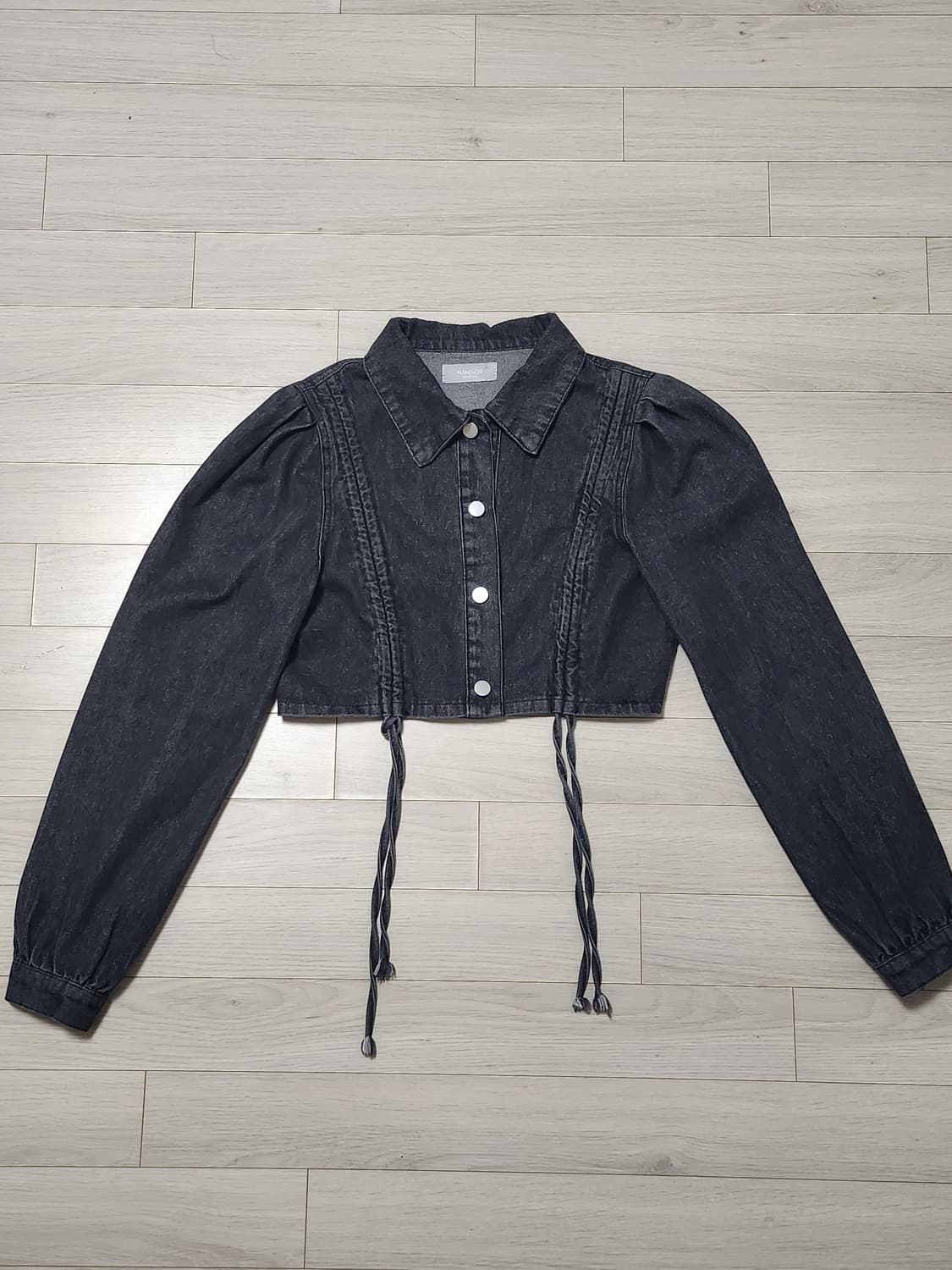 NANING9 난닝구 백화점구매 흑청 데님 자켓 상품이미지1