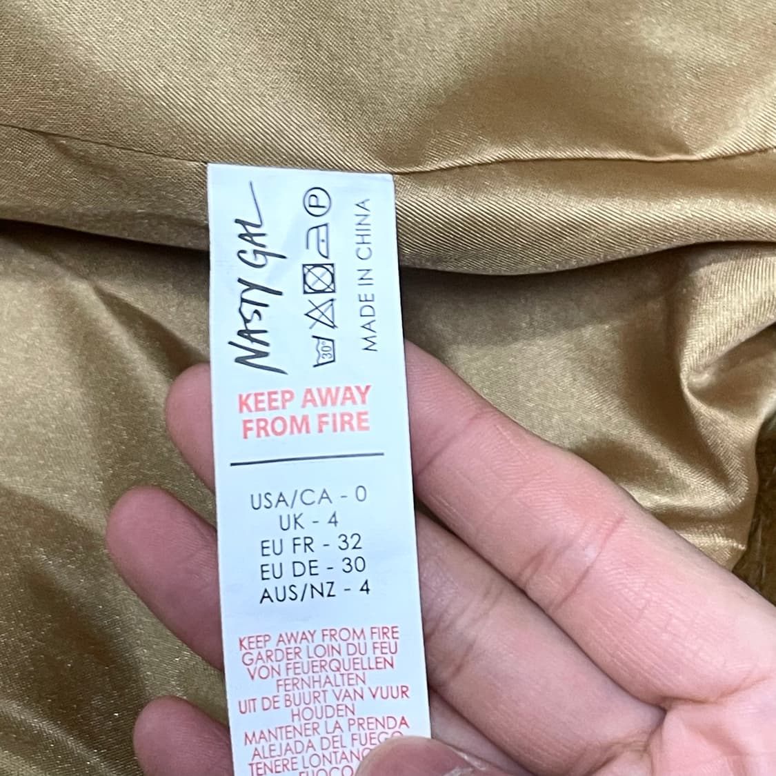 (새제품) 내스티갈 브라운 페이크퍼 자켓 UK4 상품이미지7