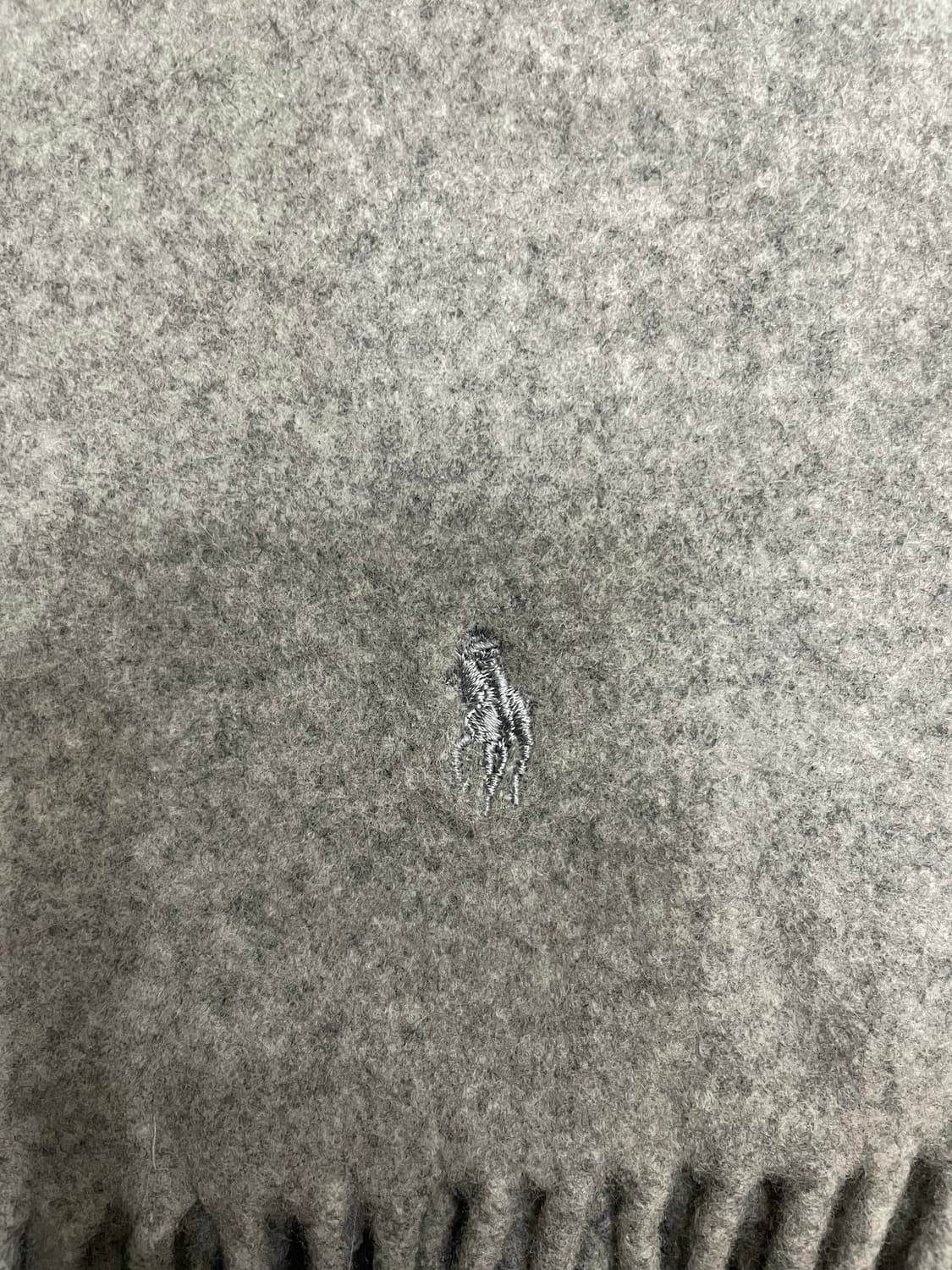 폴로 랄프로렌 울캐시미어 쁘띠 머플러 목도리 그레이 상품이미지7