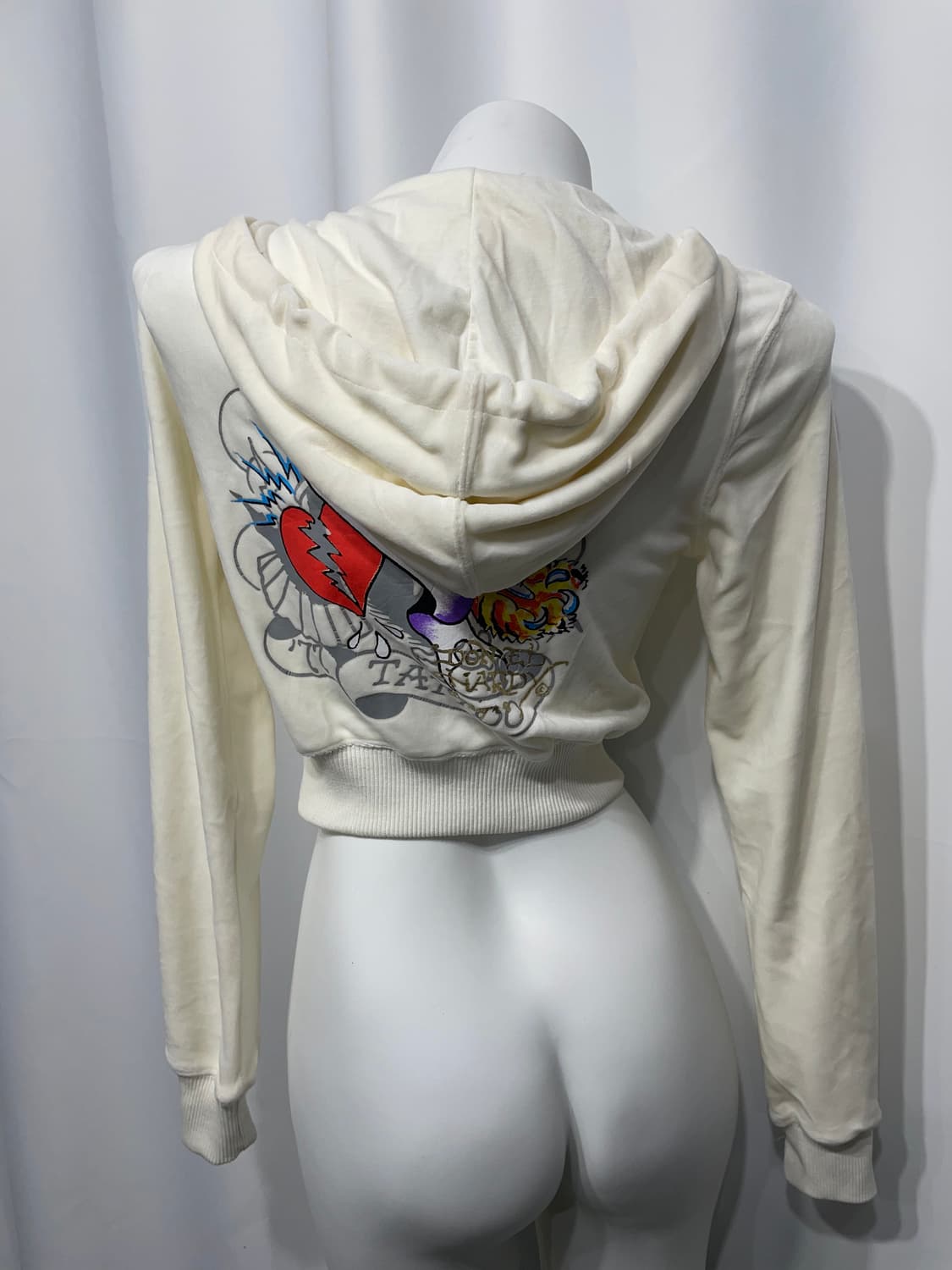 🎸Ed Hardy 화이트 프린팅 후디🎸 상품이미지6