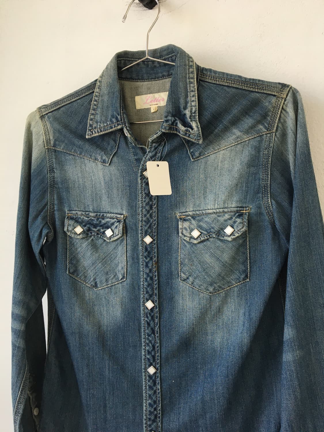 Western mood denim shirt 상품이미지4