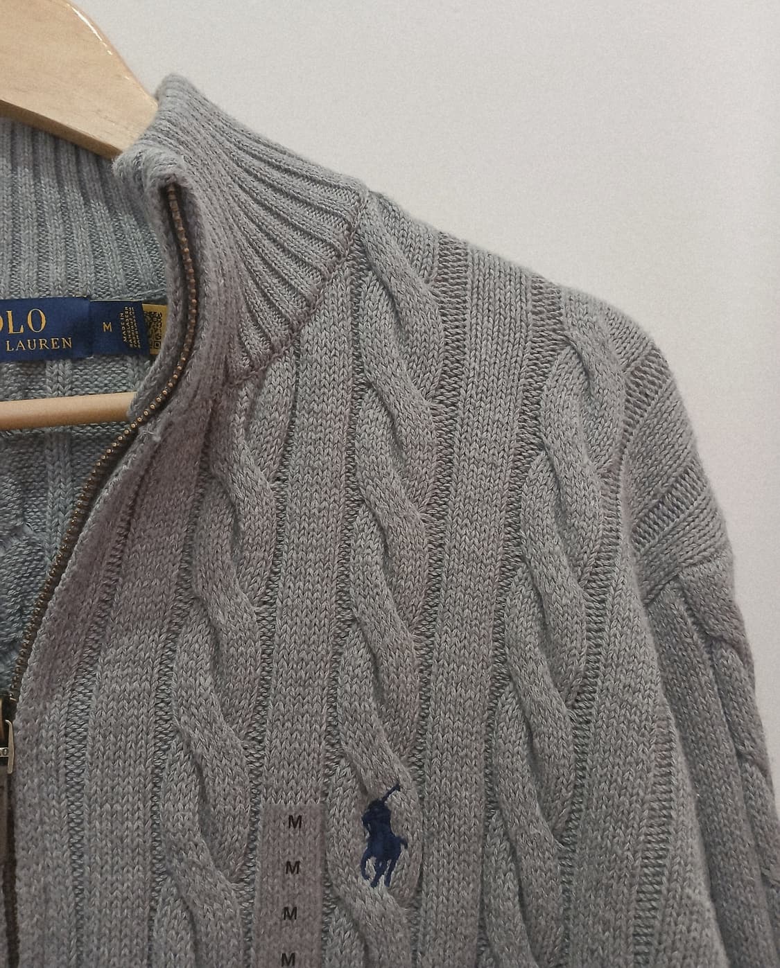 (새상품) 폴로랄프로렌 케이블니트 하프집업 상품이미지5