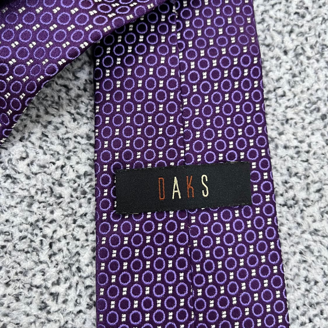 F 닥스 패턴 넥타이 0408M 상품이미지3